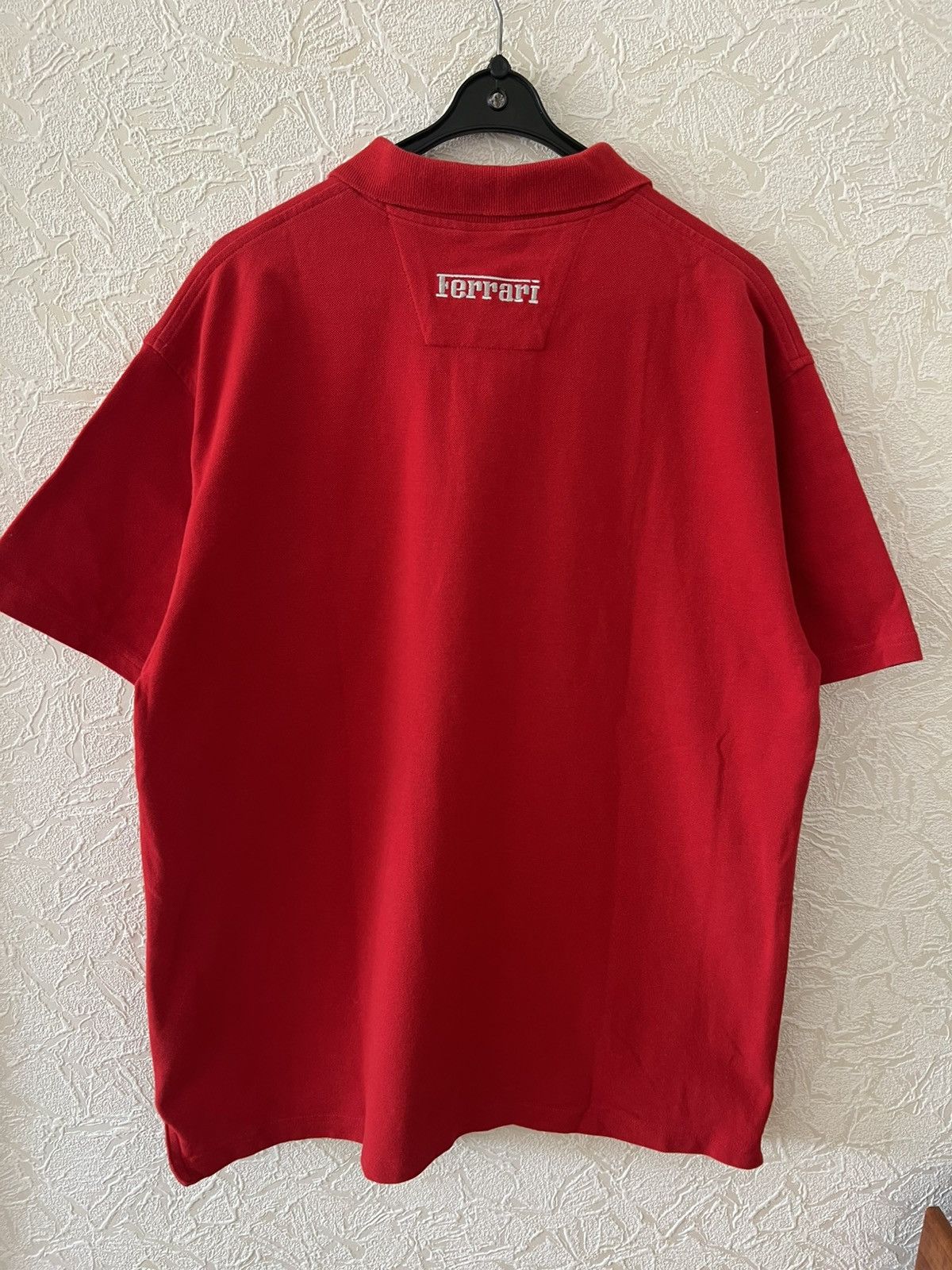 Vintage Vintage 1999 Ferrari Michael Schumacher Racing Polo T-Shirt Size US XXL / EU 58 / 5 - 16 Thumbnail