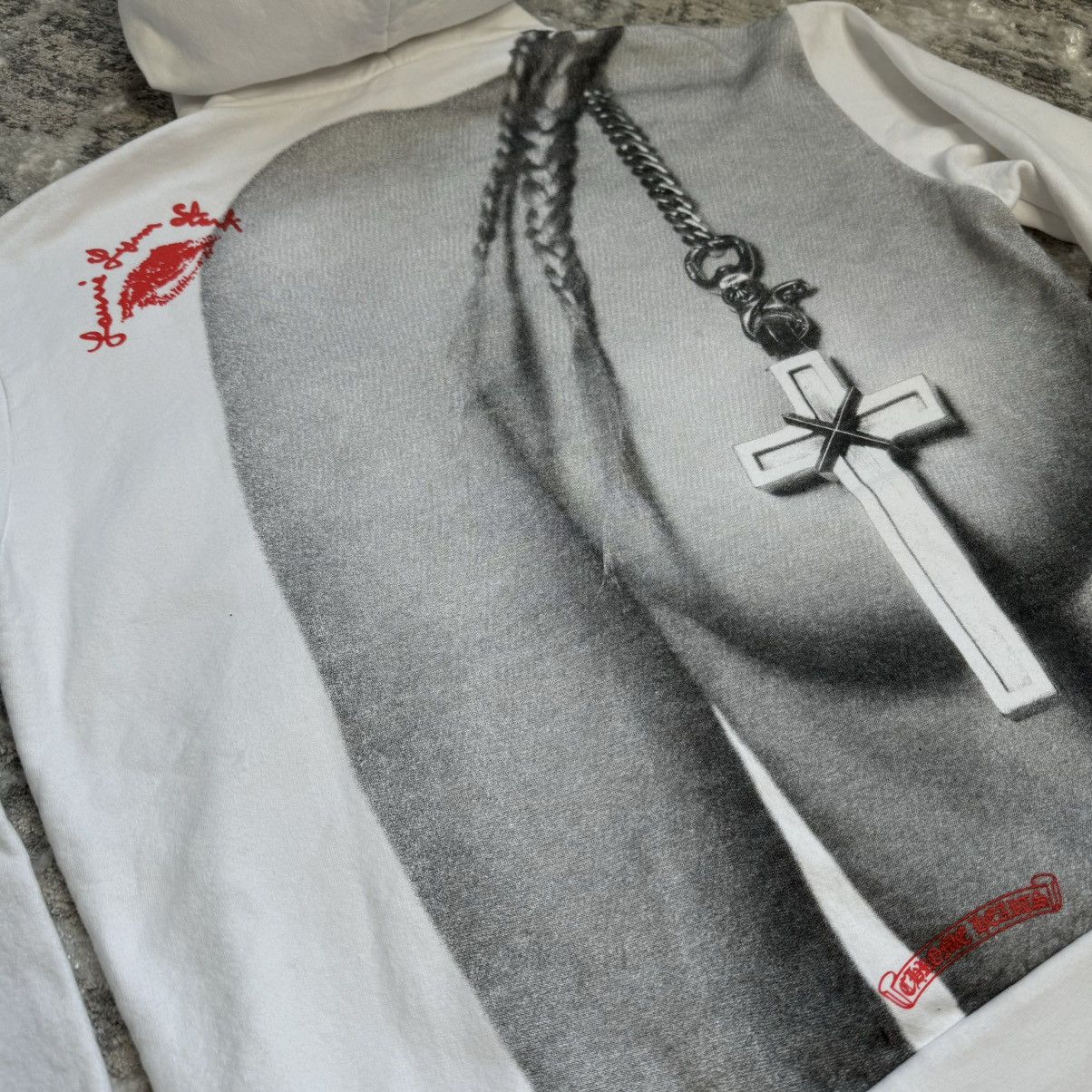 Chrome Hearts Laurie Lynn stark ‘love you’ pullover hoodie Size US M / EU 48-50 / 2 - 3 Thumbnail