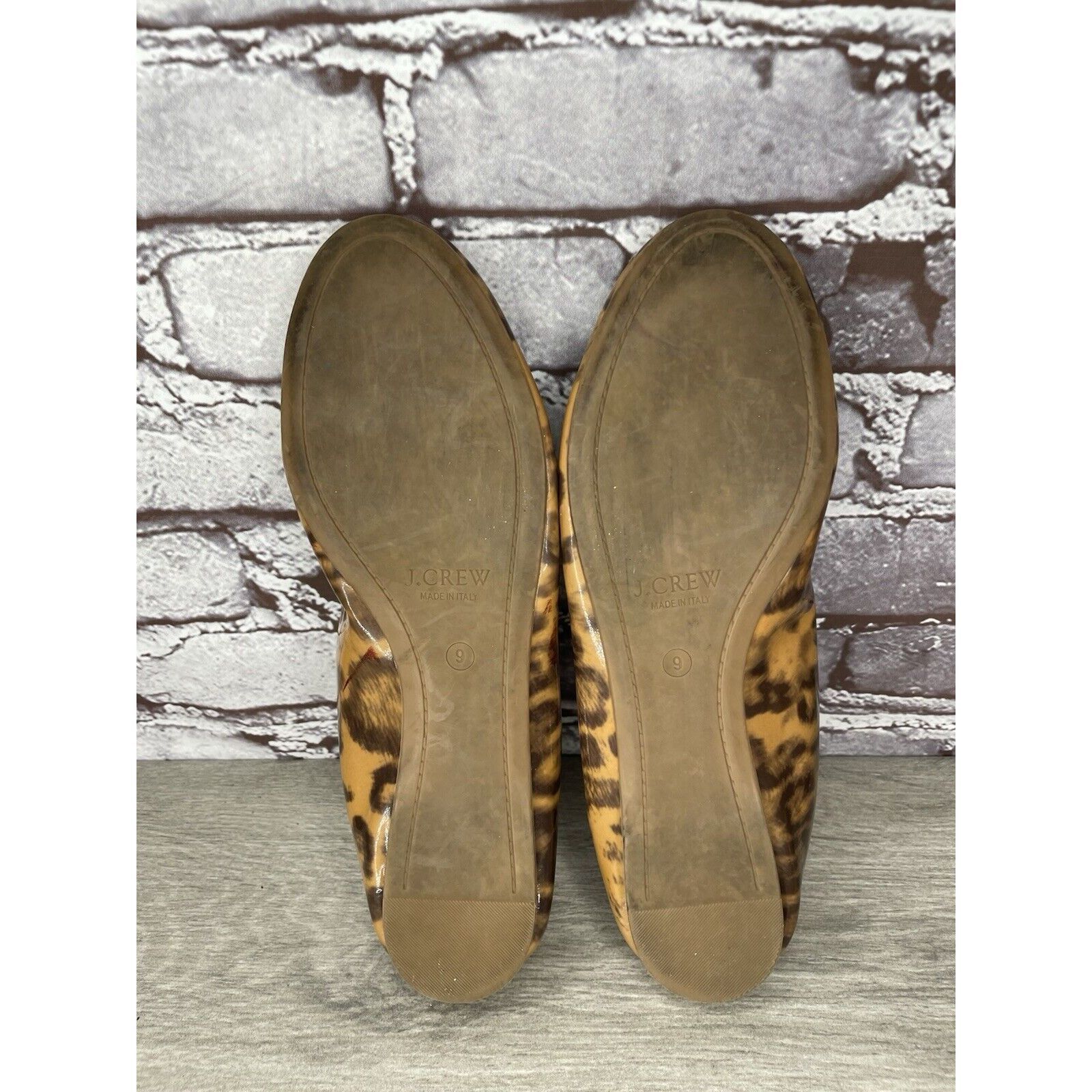 J.Crew J. Crew Caramel Animal Print Patent Leather Ballet Flats Wom Size US 9 / IT 39 - 22 Thumbnail