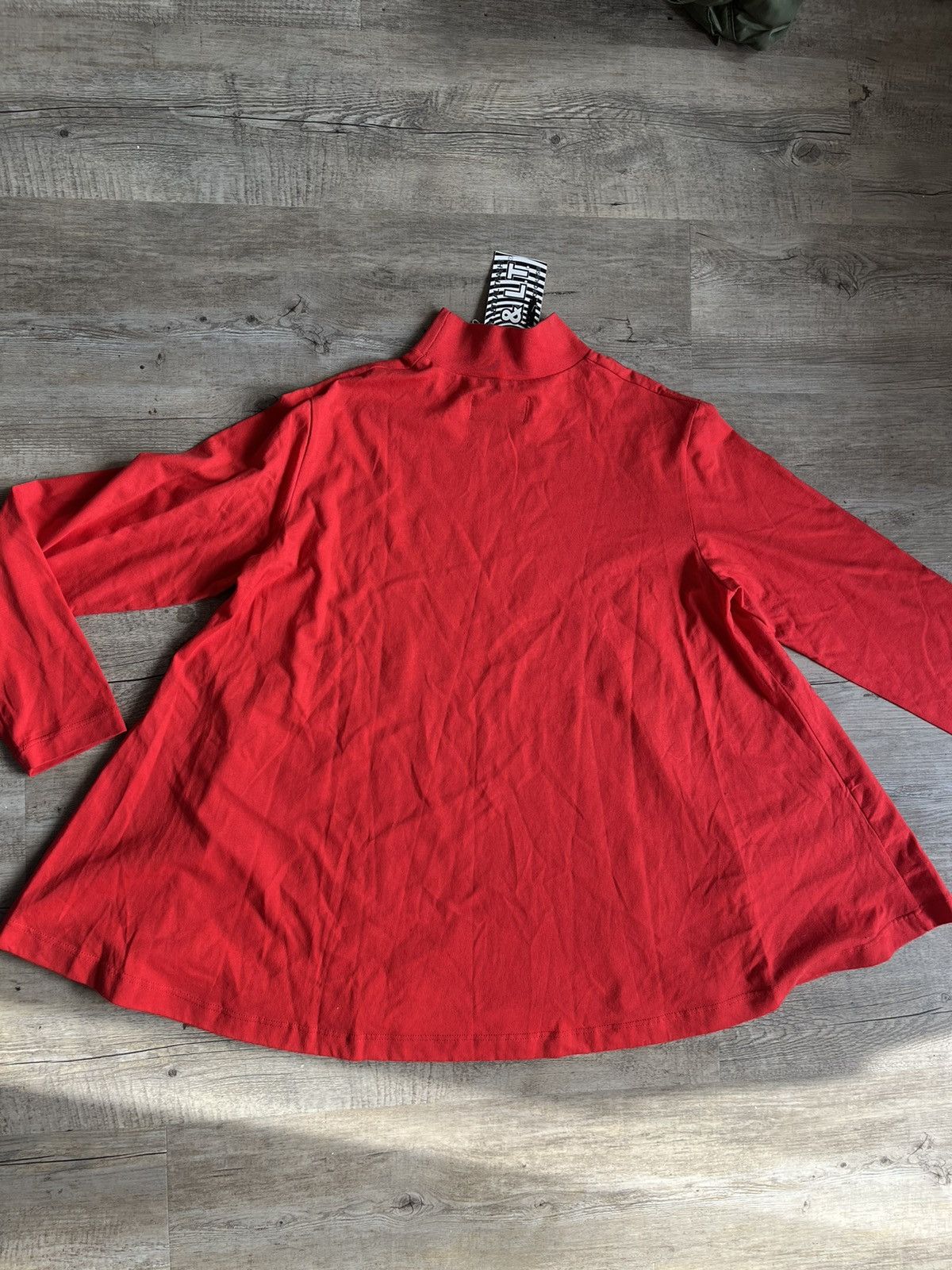 Walter Van Beirendonck W&LT Red Longsleeve Top 90s Cyberpunk Size US M / EU 48-50 / 2 - 2 Thumbnail