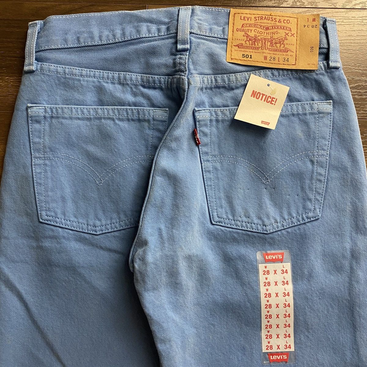 Levi's Levi's 501 Deadstock 1990's Size US 28 / EU 44 - 5 Thumbnail