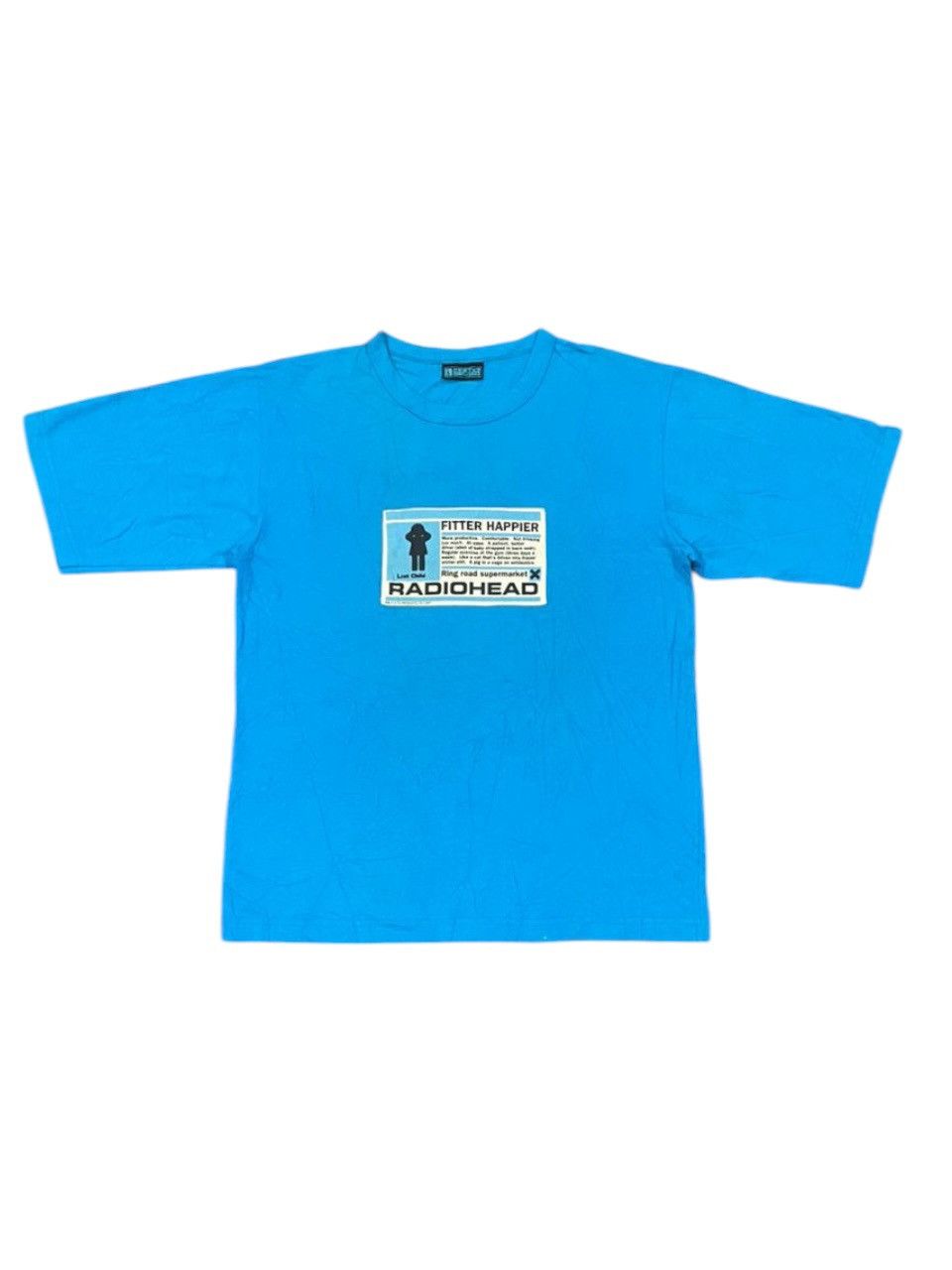 Vintage VTG 1997 Radiohead Fitter Happier Band Tee Size US L / EU 52-54 / 3 - 11 Thumbnail