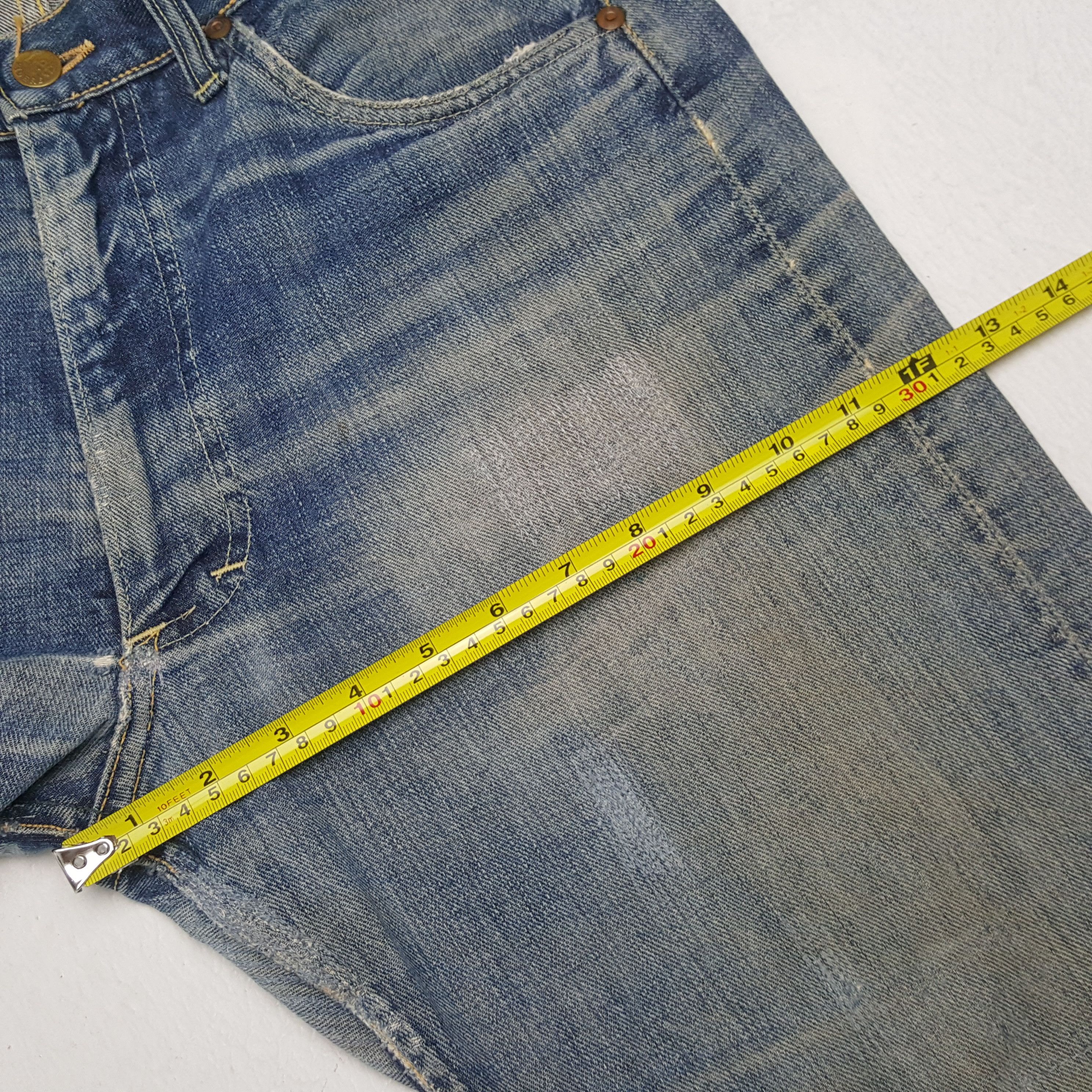 Lee Vintage 70's Lee Riders American Brand Distressed Jeans RR14 Size US 30 / EU 46 - 9 Thumbnail