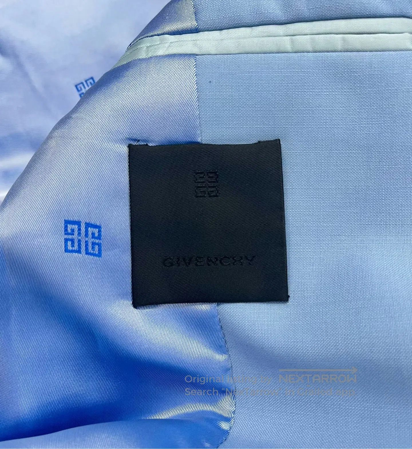Givenchy Givenchy Blue Buckle Suit Jacket| Size XS / US 0-2 / IT 36-38 - 3 Thumbnail