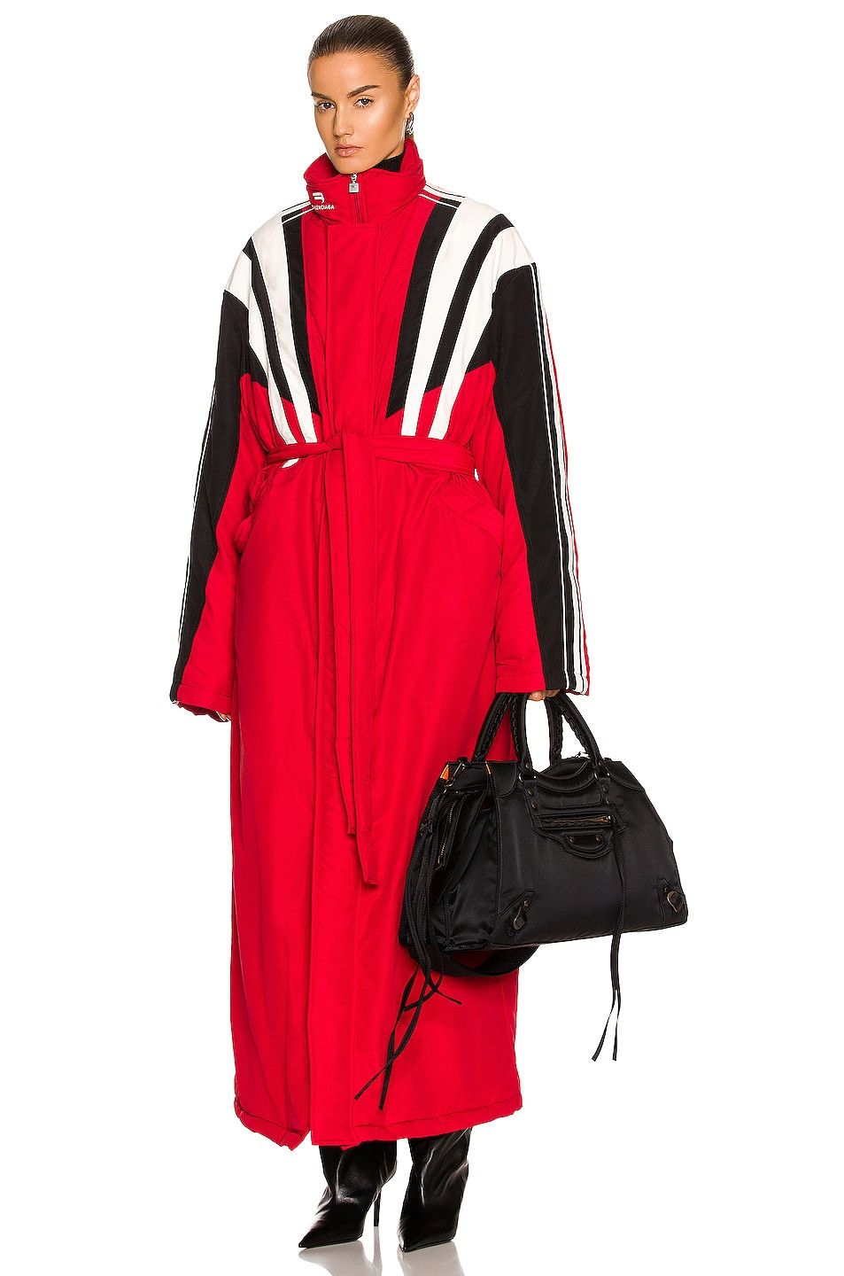 Balenciaga o1in1g1124 Dup / Sporty B Tracksuit Coat in Multicolor Size S / US 4 / IT 40 - 4 Thumbnail