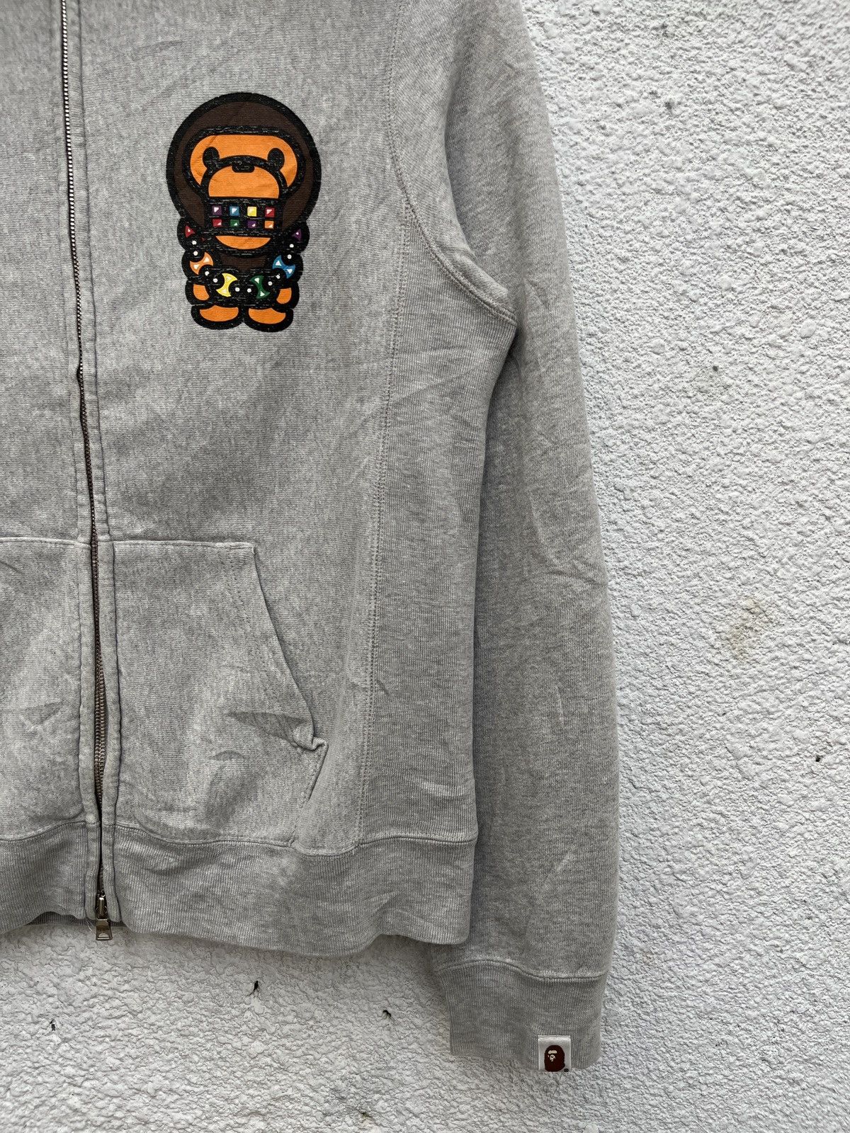 Bape 2008 Bape Baby Milo Full-zip Hoodie Size S / US 4 / IT 40 - 14 Thumbnail