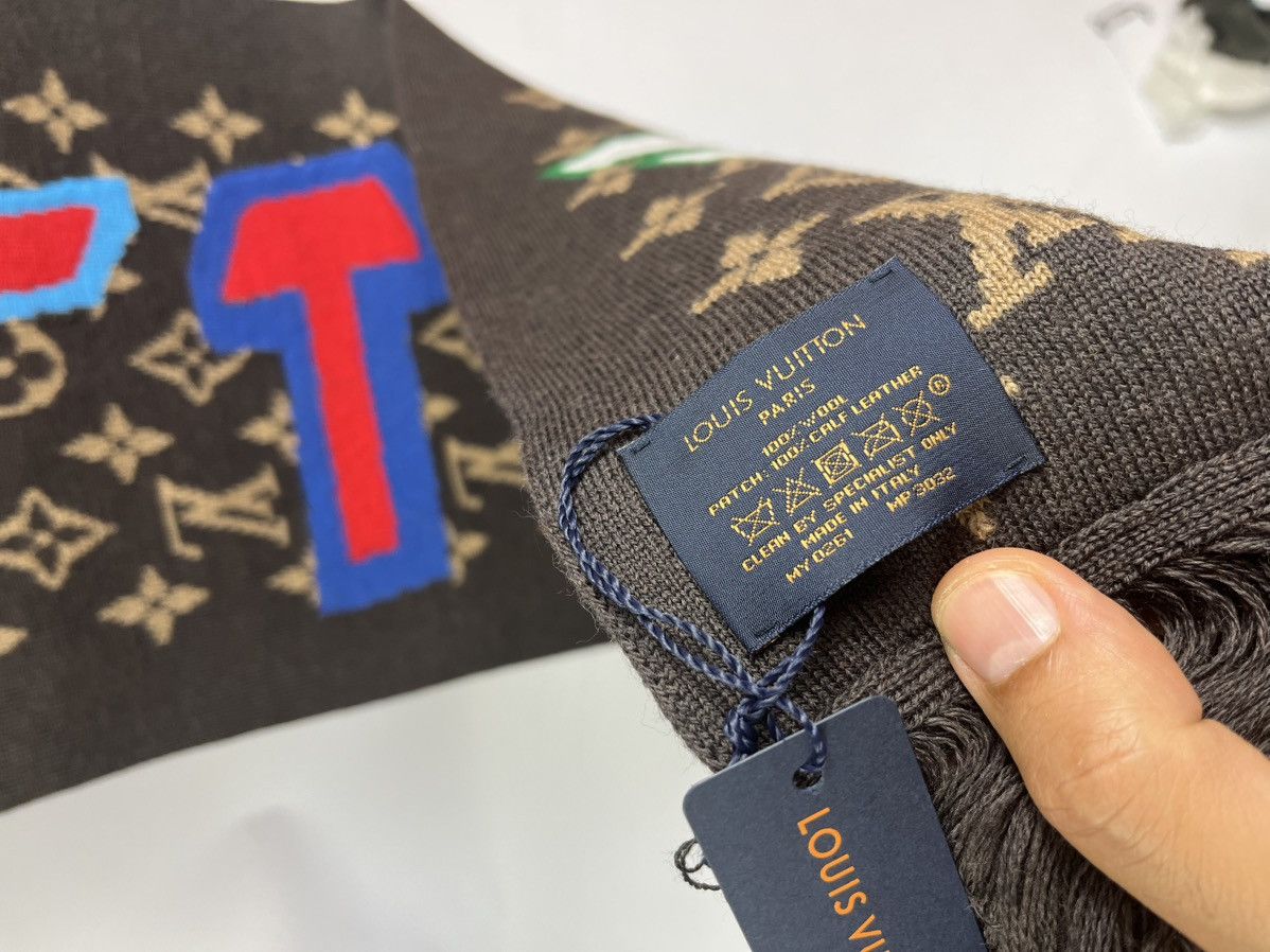 Louis Vuitton NBA MONOGRAM WOOL SCARF Size ONE SIZE - 5 Thumbnail