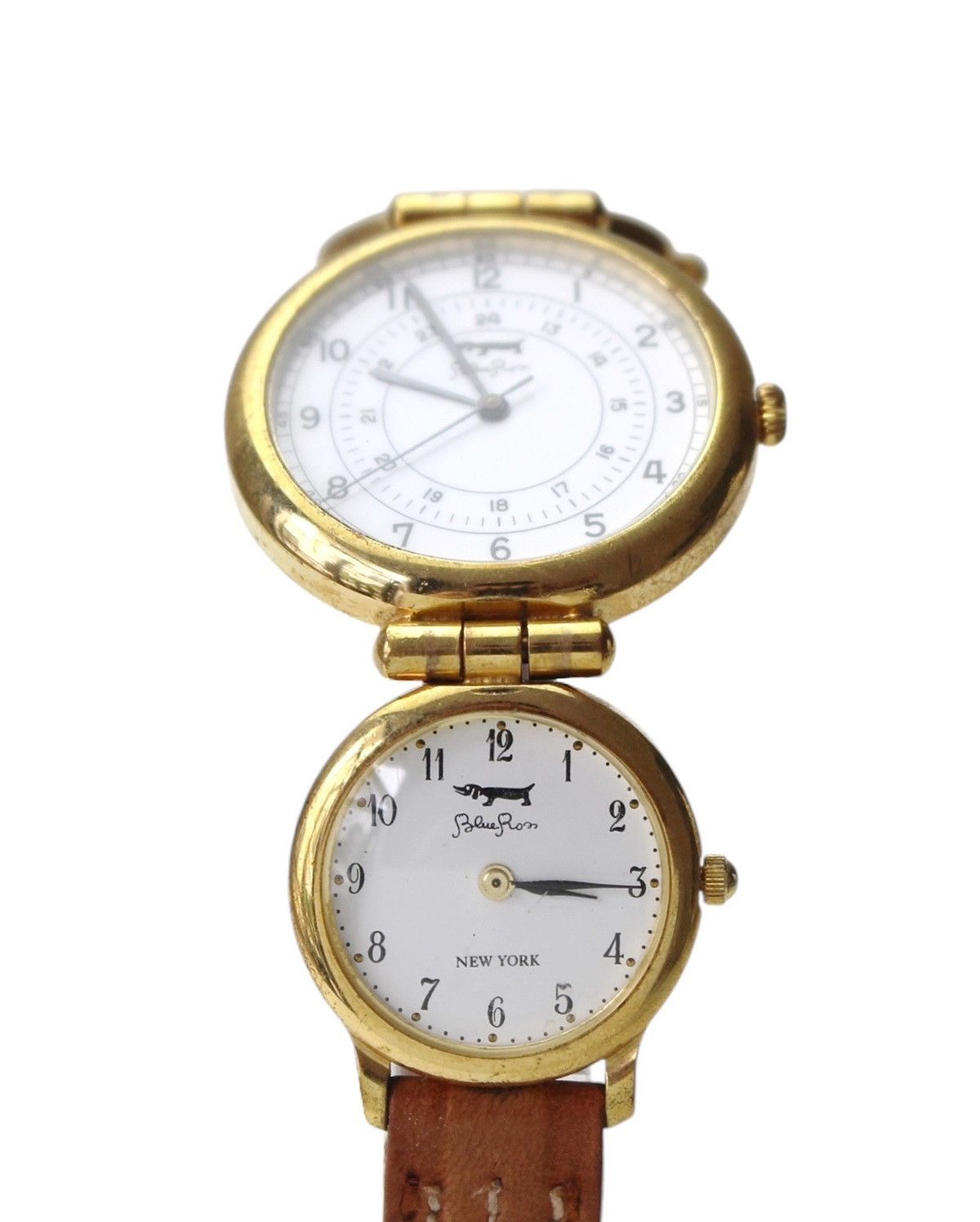 Vintage 2000S BLUE RON 3-TIMEZONE QUARTZ WATCH Size ONE SIZE - 6 Thumbnail
