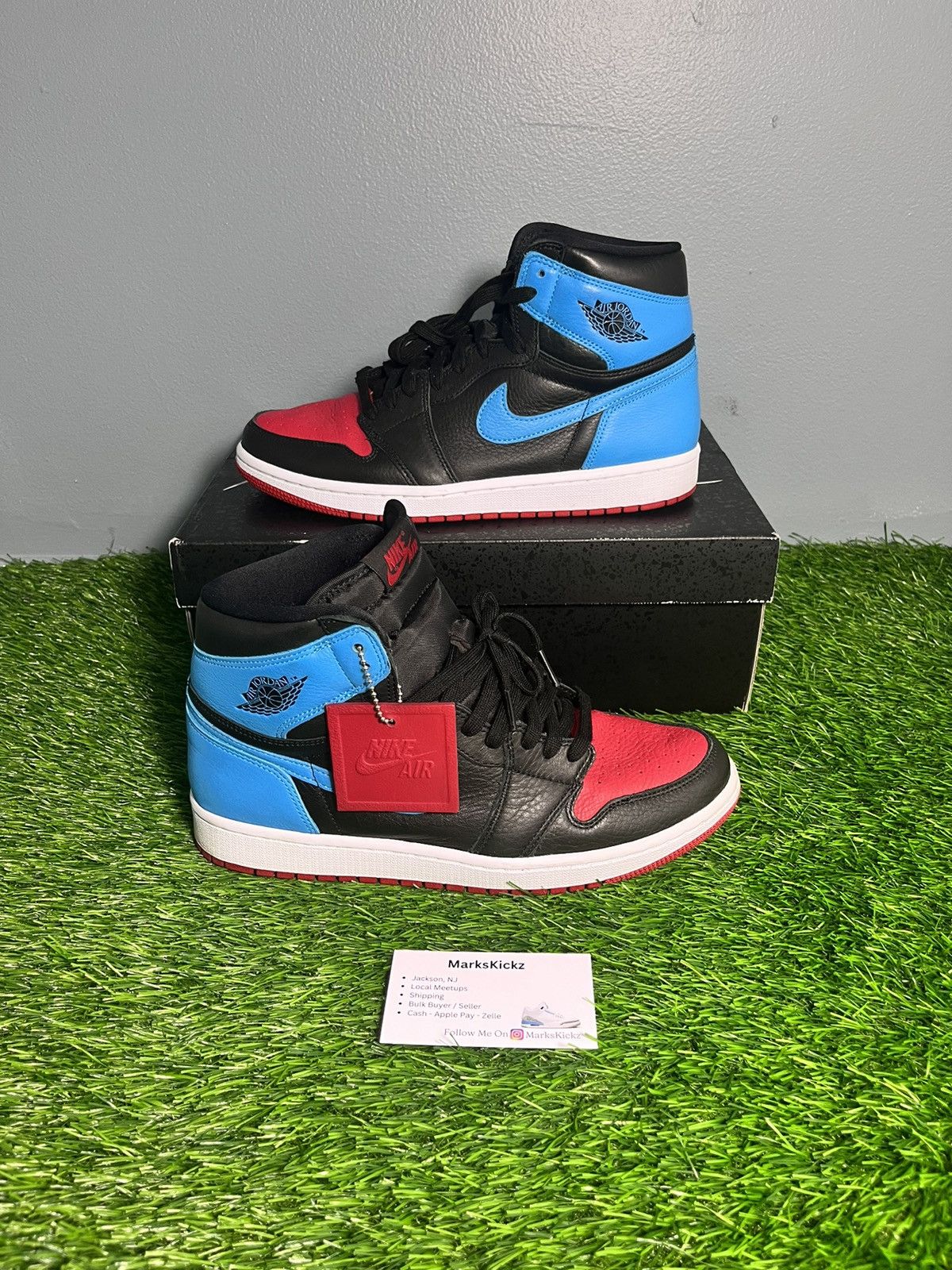 image of Jordan Nike Jordan 1 Nc To Chi Size 11.5 Wmns 10 Mens Shoes in Blue