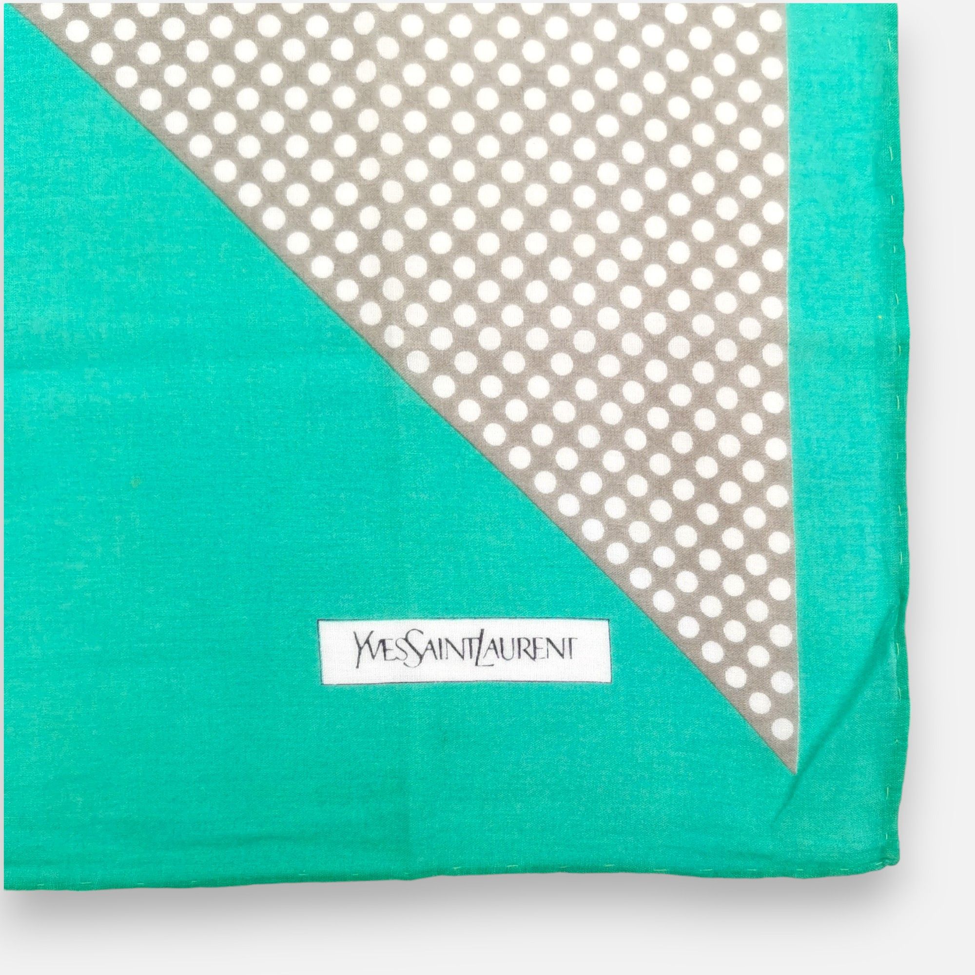 Vintage × Yves Saint Laurent Vintage Yves Saint Laurent Handkerchief Neckerchief Bandana Size ONE SIZE - 3 Thumbnail