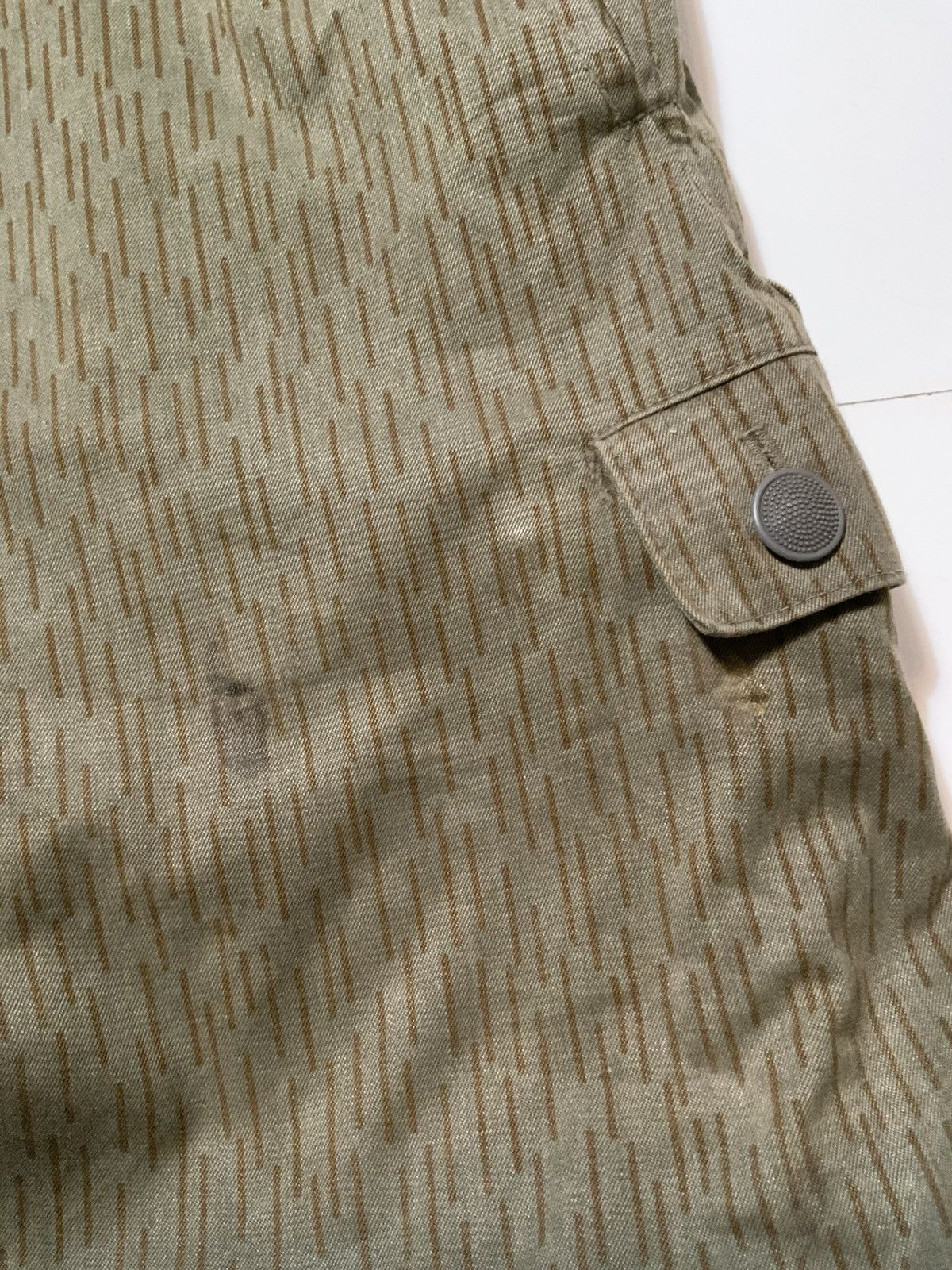 Vintage VTG East German NVA Strichtarn Rain Drop Camouflage Pants Size US 40 / EU 56 - 10 Thumbnail