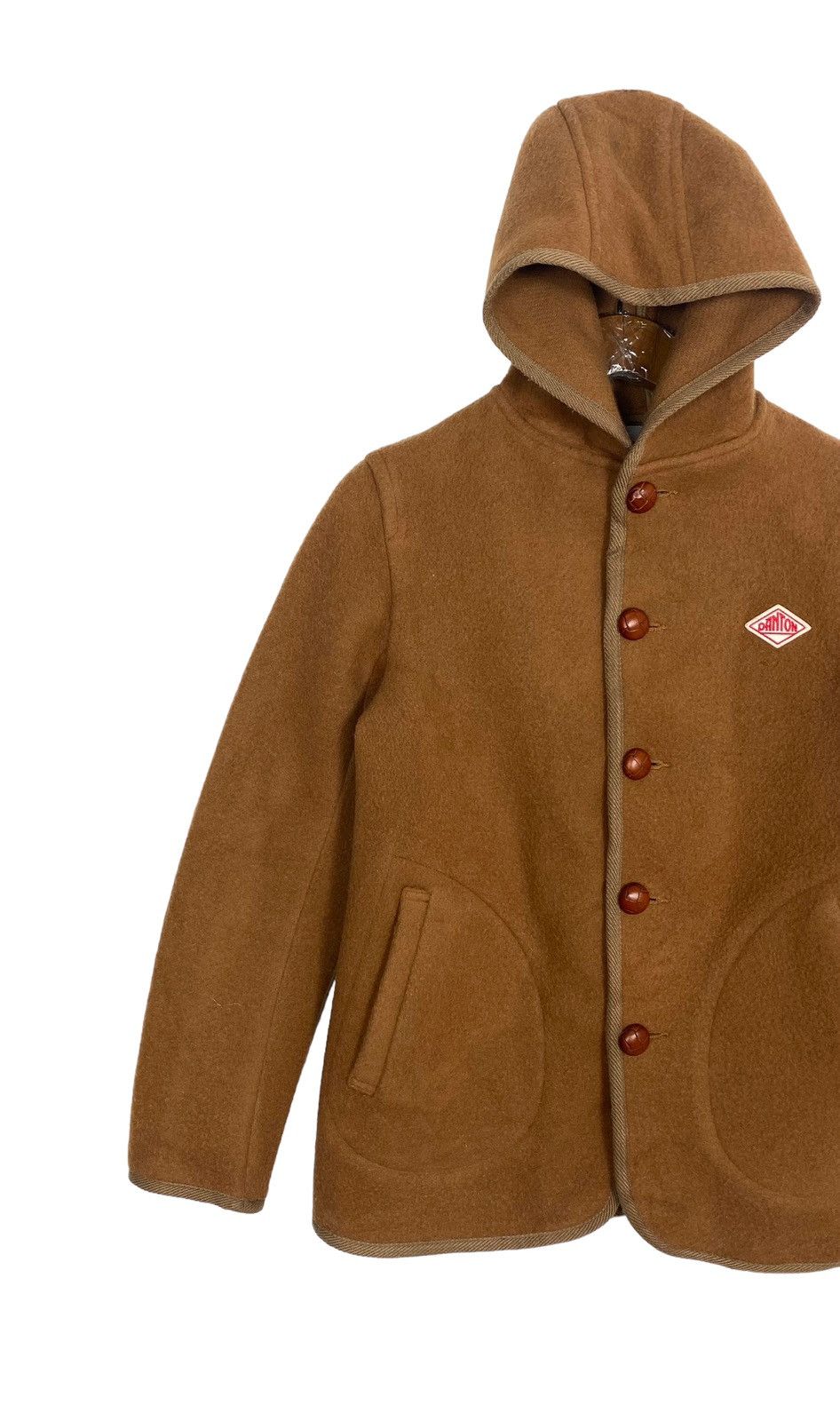 Danton Rare‼️ Danton Vetement Brown Wool Hoodie Jacket Made Japan Size US XS / EU 42 / 0 - 2 Thumbnail