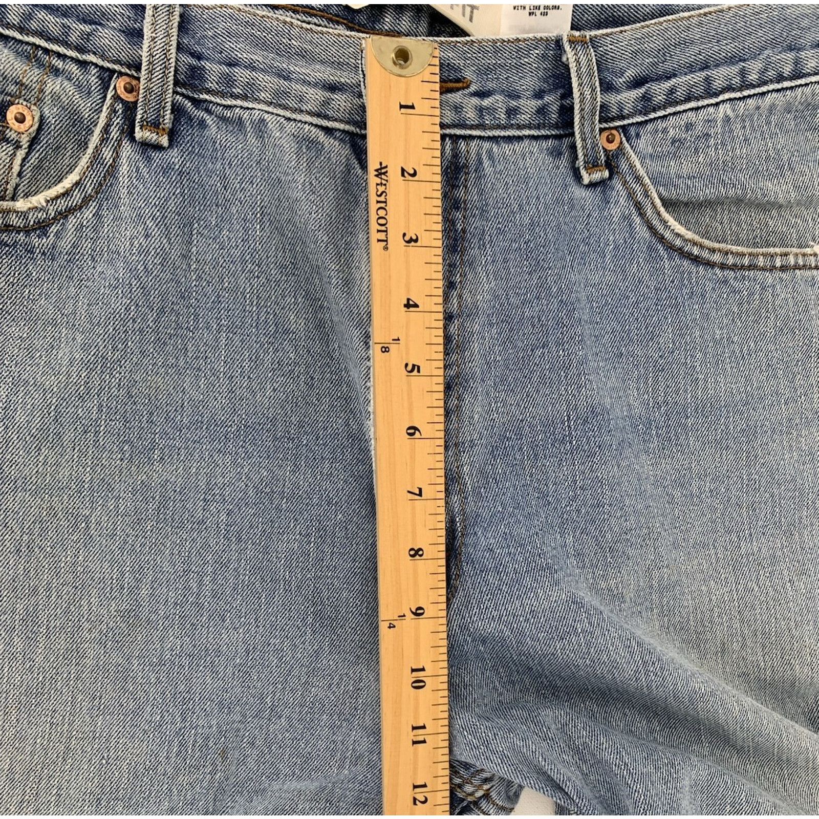Levi's VTG Y2K Levi’s 550 Jeans 40x30 Light Wash Blue Regular Fit Size US 40 / EU 56 - 10 Thumbnail