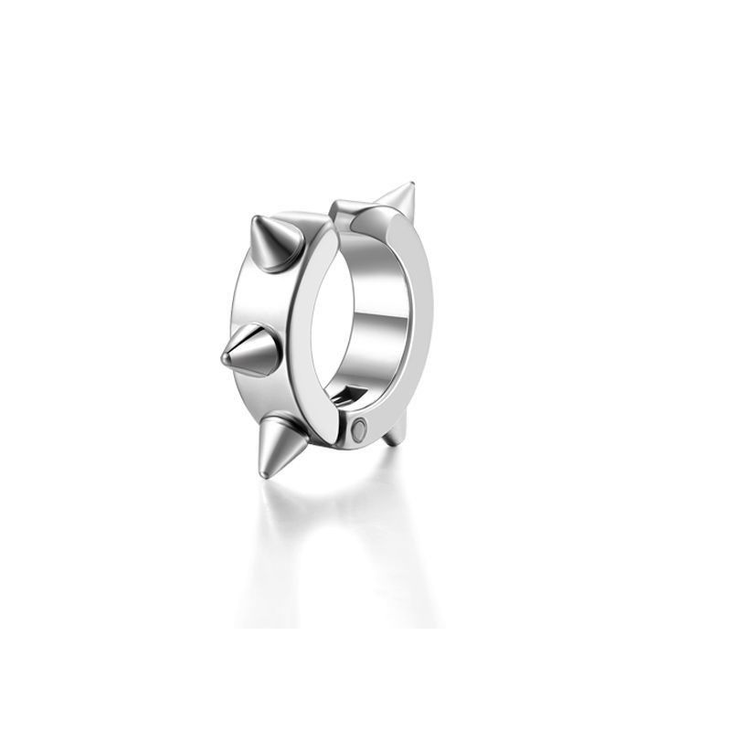 Jewelry Crazy Earrings One Pairs Chrome Jewelry Size ONE SIZE - 3 Thumbnail