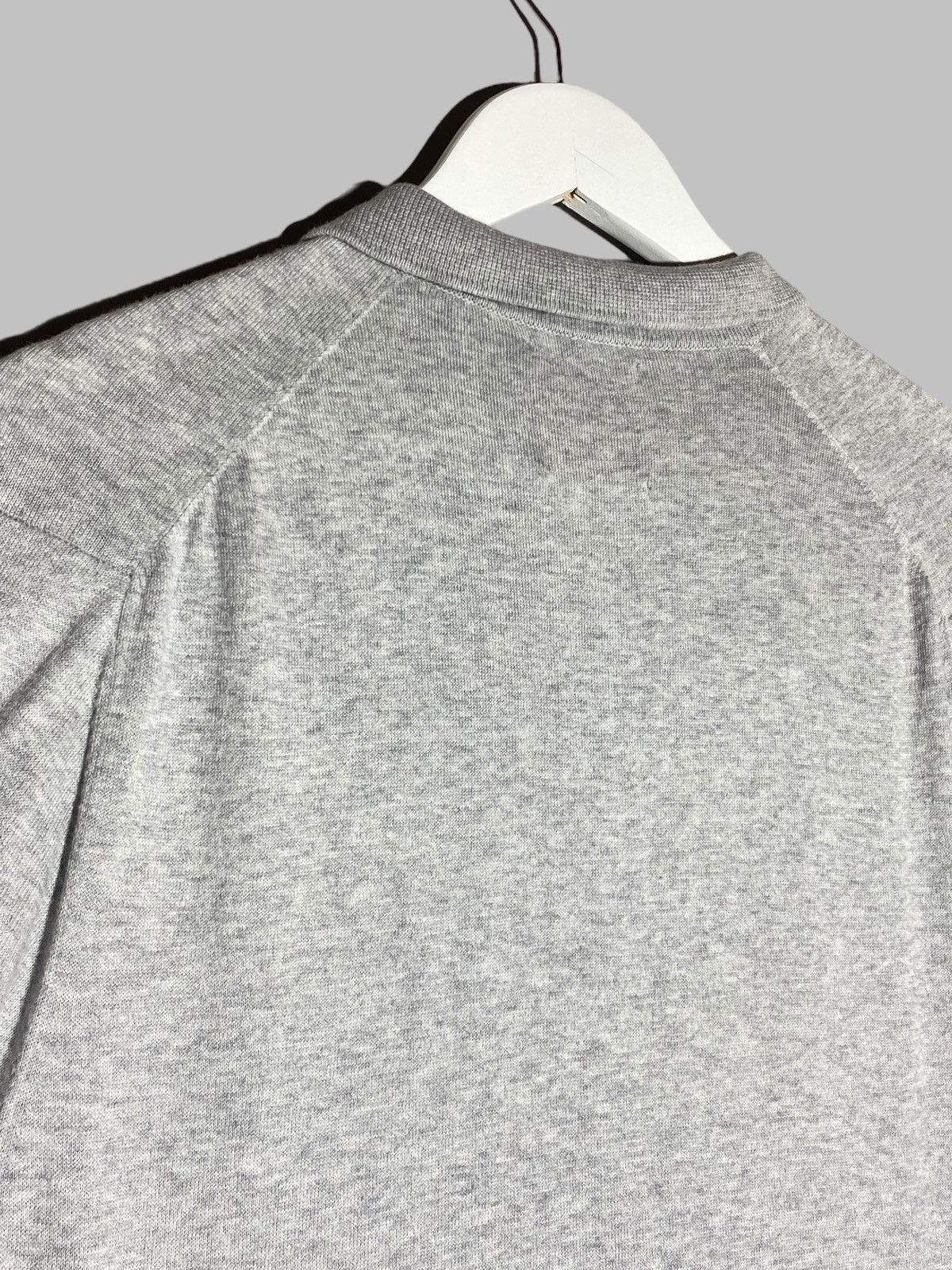 Baracuta Vintage Baracuta Knit Polo T-shirt Grey Blue Sripes Size US M / EU 48-50 / 2 - 15 Thumbnail
