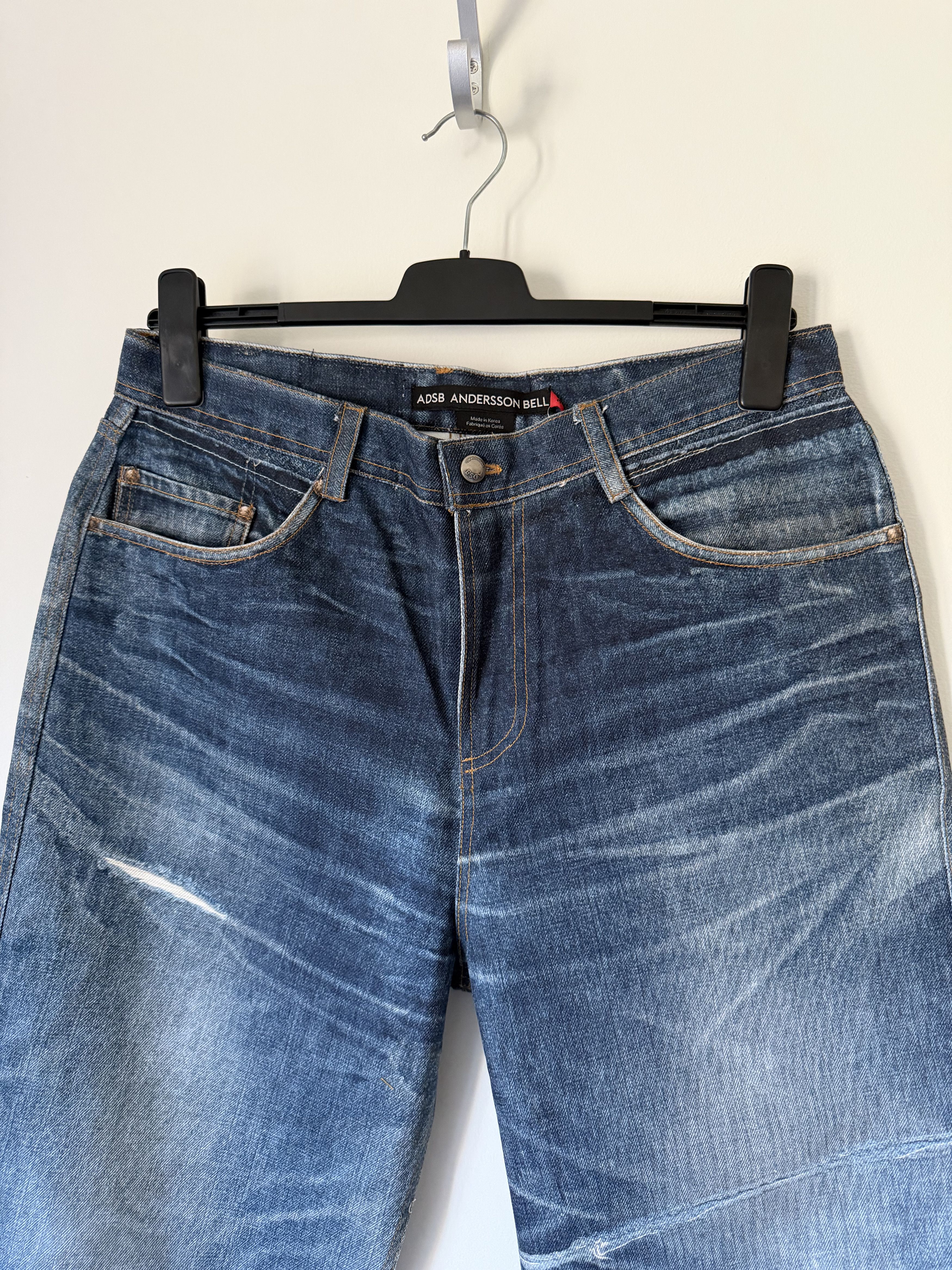 Andersson Bell Andersson Bell Tromp L'oeil Printed Jeans in Blue Size US 34 / EU 50 - 2 Thumbnail
