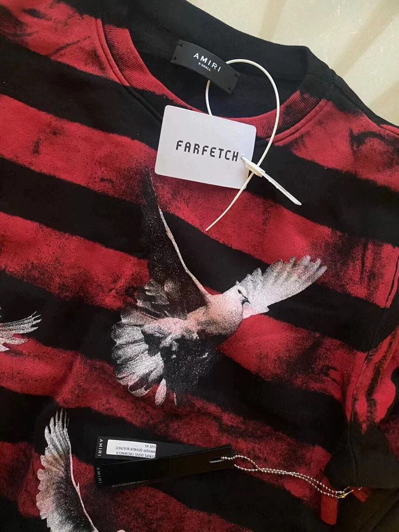Amiri Amiri classic pigeon glitter sweater-2506 Size US XS / EU 42 / 0 - 2 Thumbnail