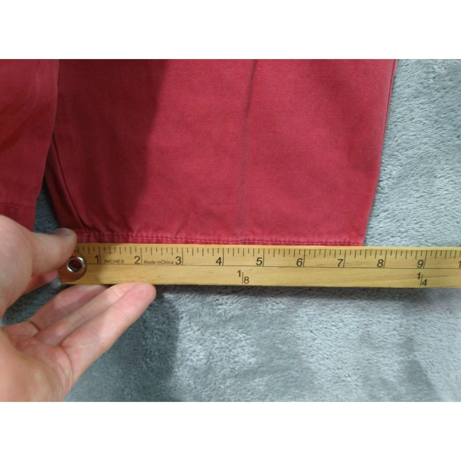 Brooks Brothers Brooks Brothers Pants Mens 31x32 Pink Cotton Chino Straight Leg Low Rise City Preppy Size US 31 - 6 Thumbnail