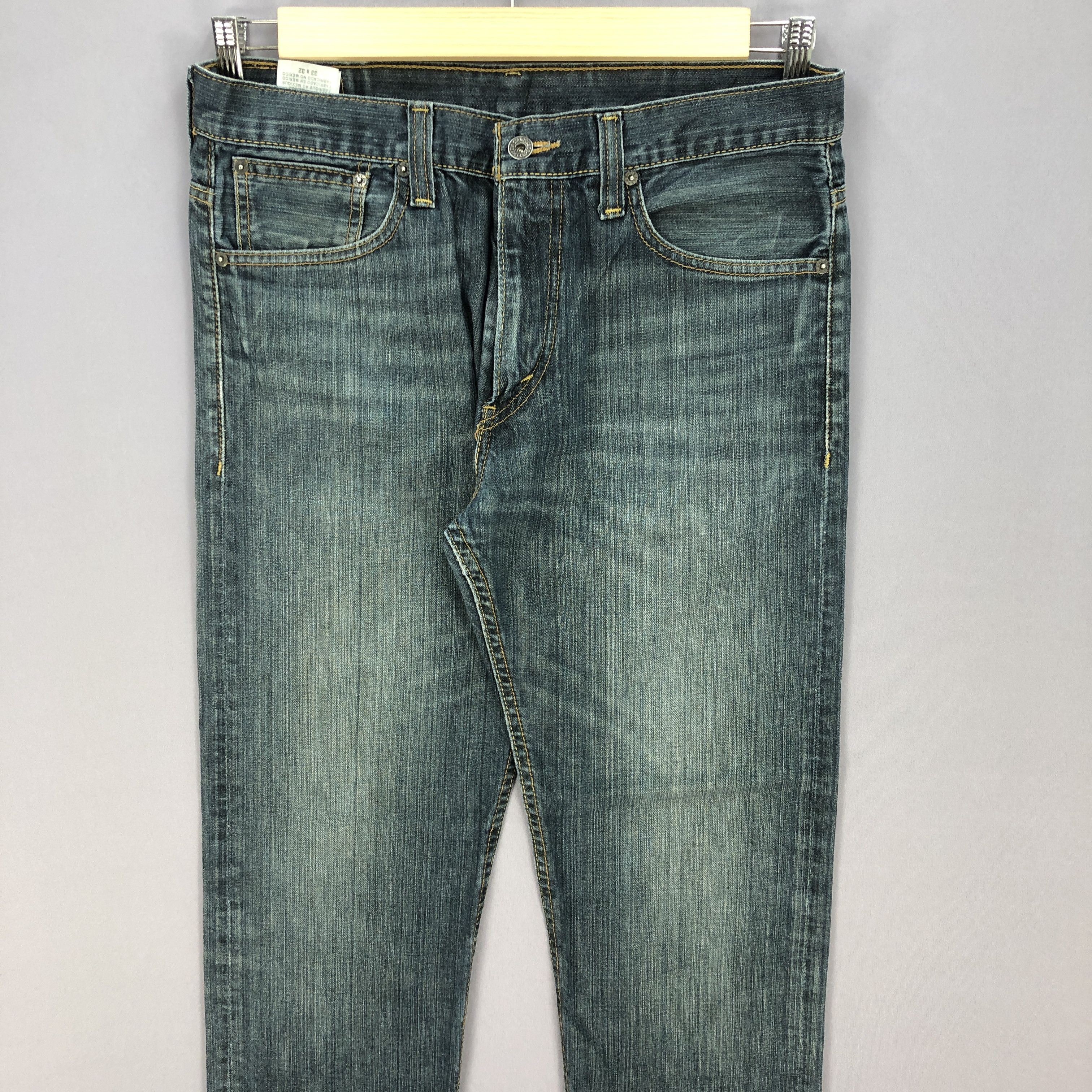Levi's Vintage Y2K Levis Dark Blue Jeans Levi's Denim Pants Size US 34 / EU 50 - 3 Thumbnail