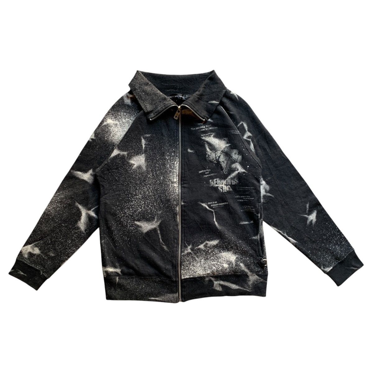 If Six Was Nine × Japanese Brand × Le Grande Bleu (L.G.B.) BERNINGS SHO Anarchy Chaos Punk Jacket Size US M / EU 48-50 / 2 - 1 Thumbnail