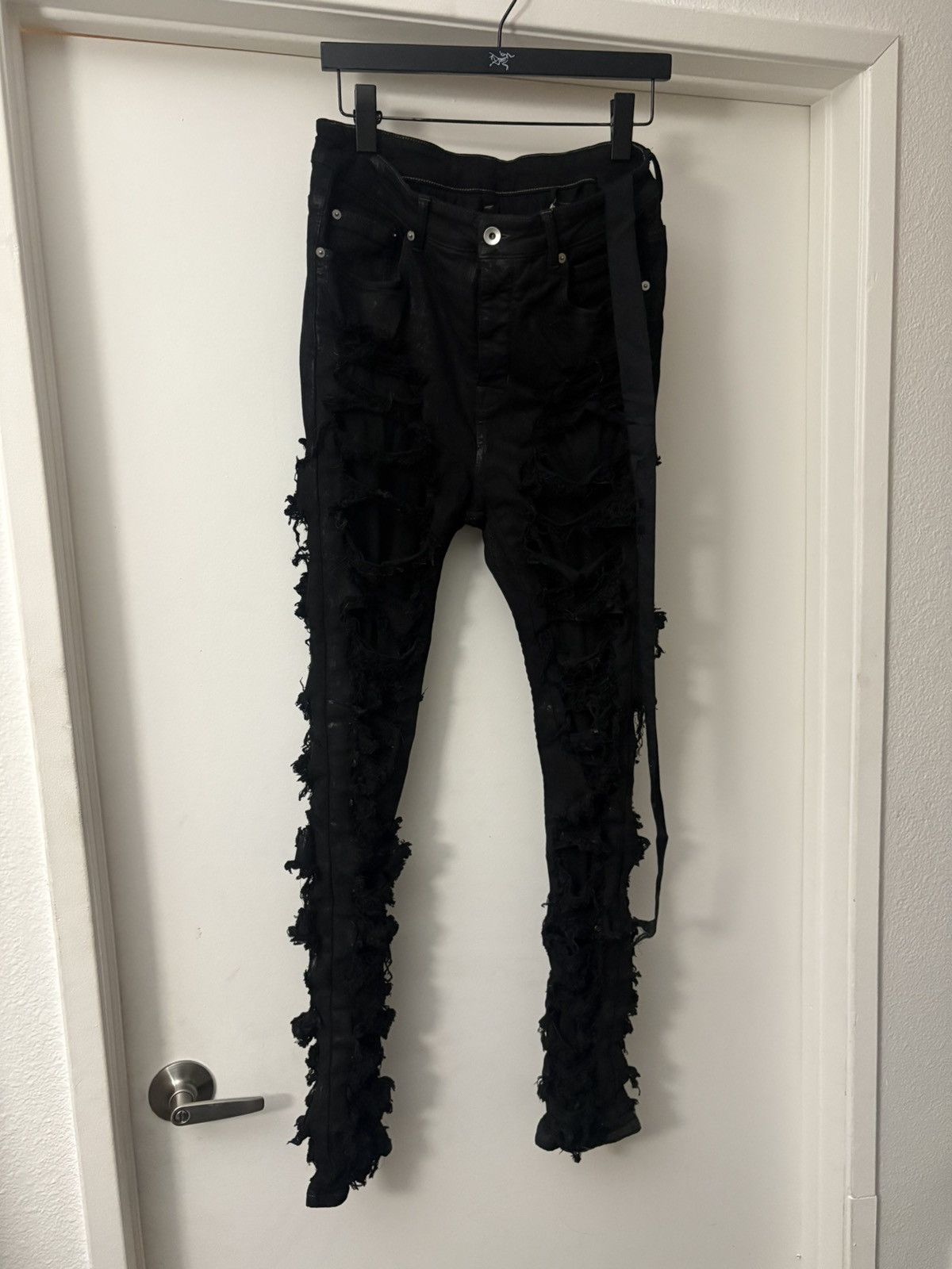 Rick Owens Rick Owens Slashed Denim Size US 31 - 1 Thumbnail