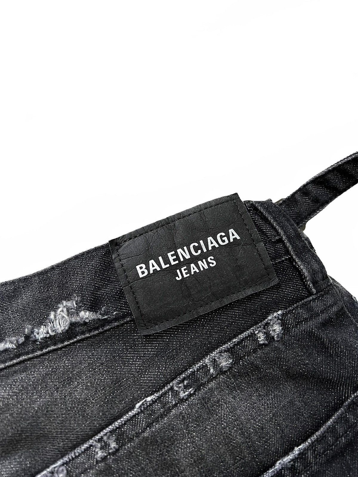 Balenciaga SS22 Destroyed Super Baggy Skater Denim Size US 34 / EU 50 - 9 Thumbnail