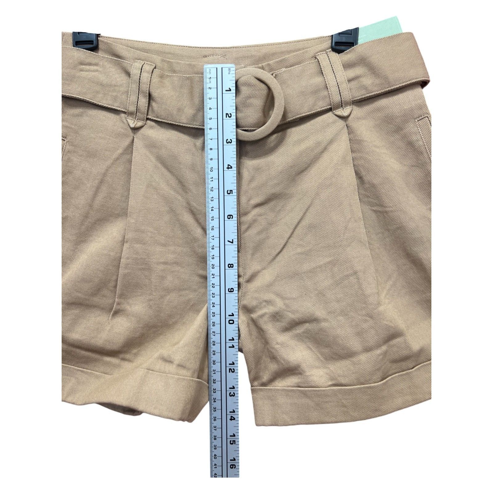 Other Ryegrass - Women's Mid-Rise Pleated Short - Light Brown - 4 Size 27" / US 4 / IT 40 - 7 Thumbnail
