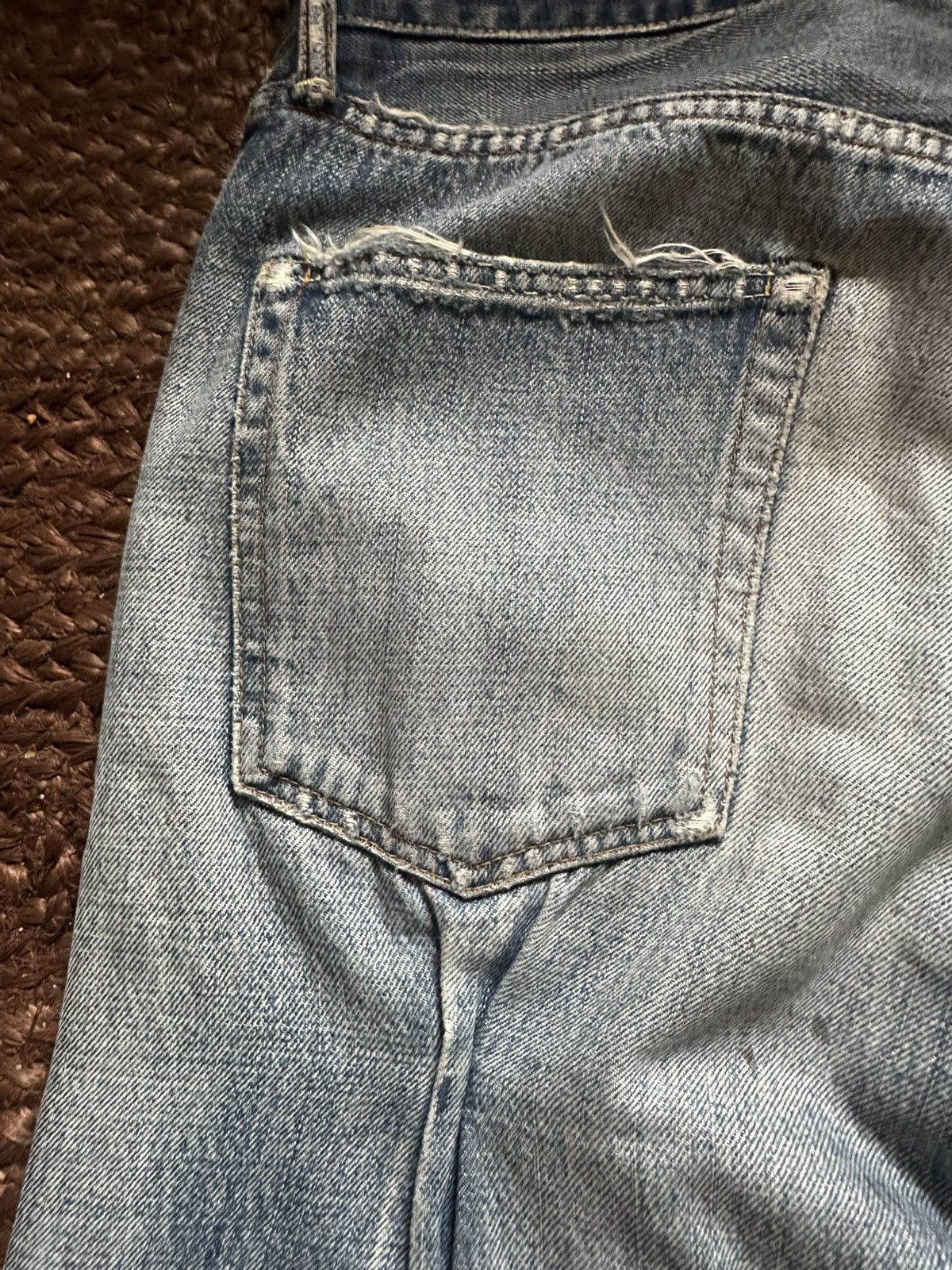 Visvim SS21 ICT Journeyman Tacked Crash Denim (Kofu Repairs) Size US 32 / EU 48 - 8 Thumbnail