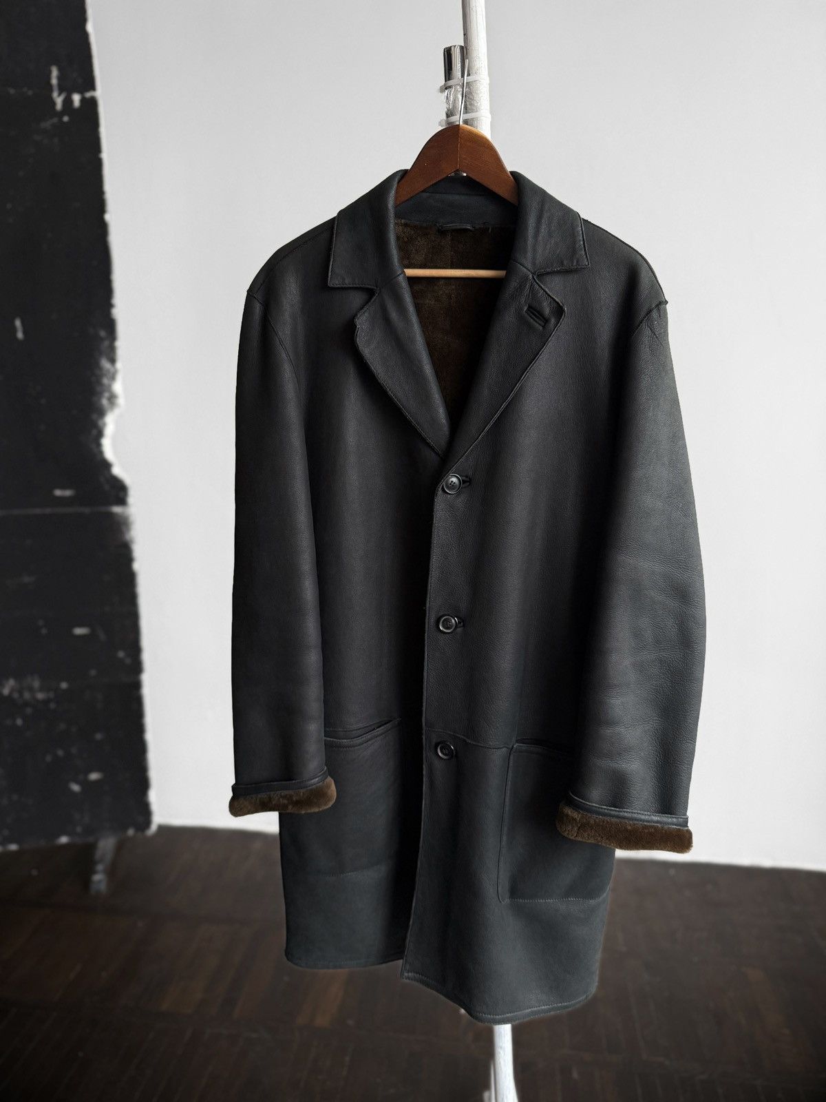 Baldessarini Baldessarini Everest Spanish Lamb Leather Shearling Coat Size US L / EU 52-54 / 3 - 4 Thumbnail