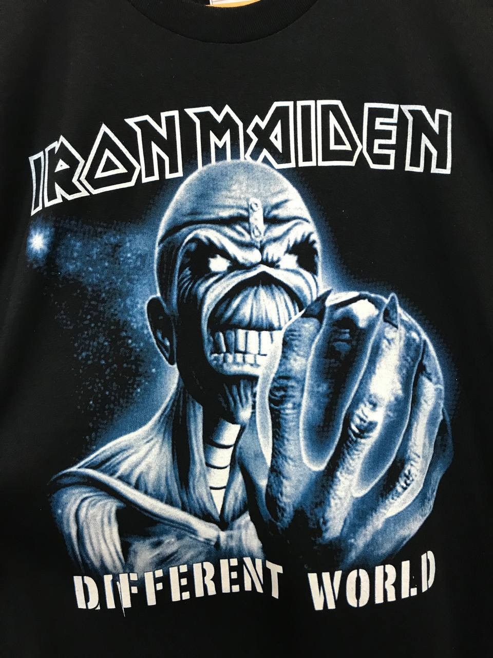 Band Tees Iron Maiden vintage rock overprinted band tee Size US M / EU 48-50 / 2 - 4 Thumbnail