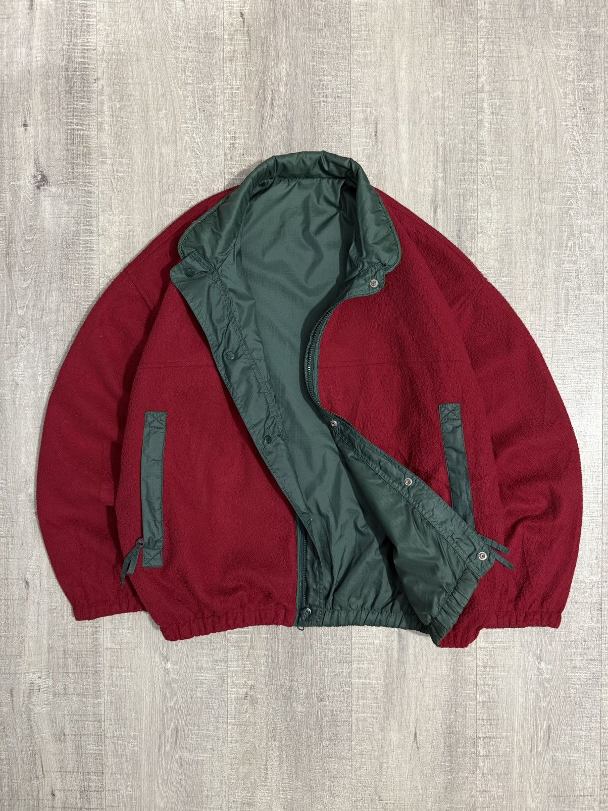 Japanese Brand Vintage blueky reversible fleece jacket Size US M / EU 48-50 / 2 - 13 Thumbnail