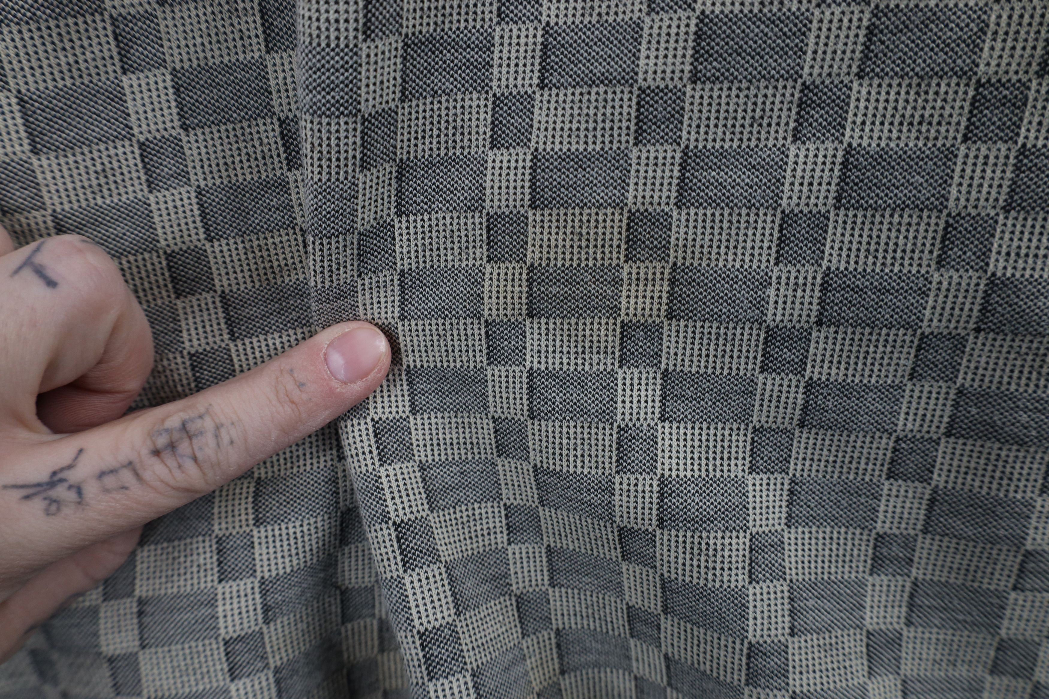 Vintage Vintage 90s Streetwear Checkered Knit Pullover Polo Shirt Size US XL / EU 56 / 4 - 6 Thumbnail