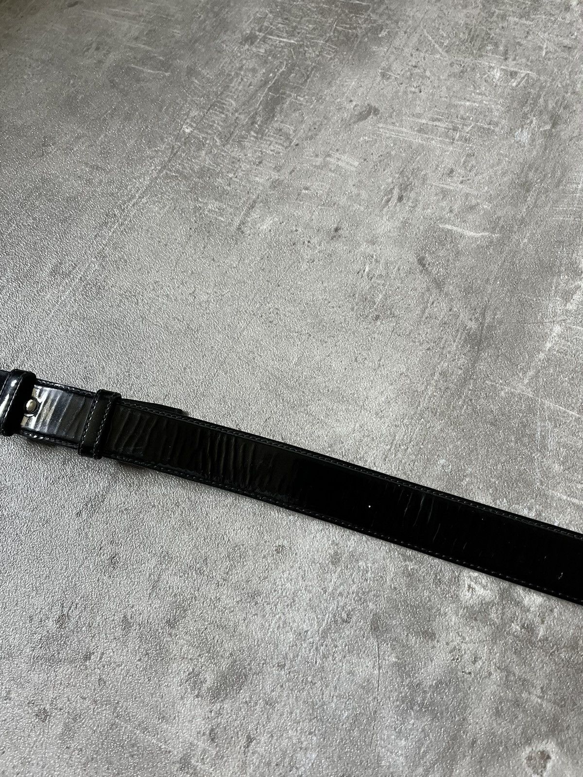 Helmut Lang Helmut Lang vintage leather belt archival black Size ONE SIZE - 11 Thumbnail
