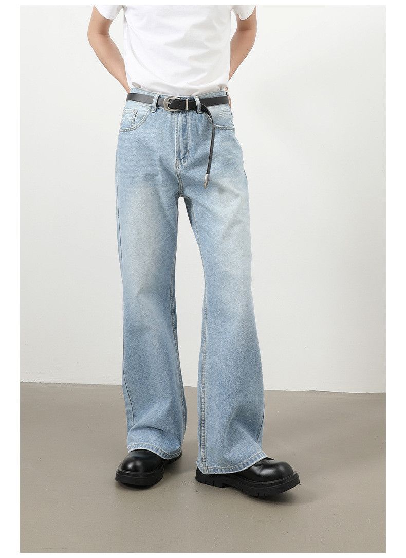 Vintage Men's straight-leg classic washed denim jeans Size US 32 / EU 48 - 2 Thumbnail