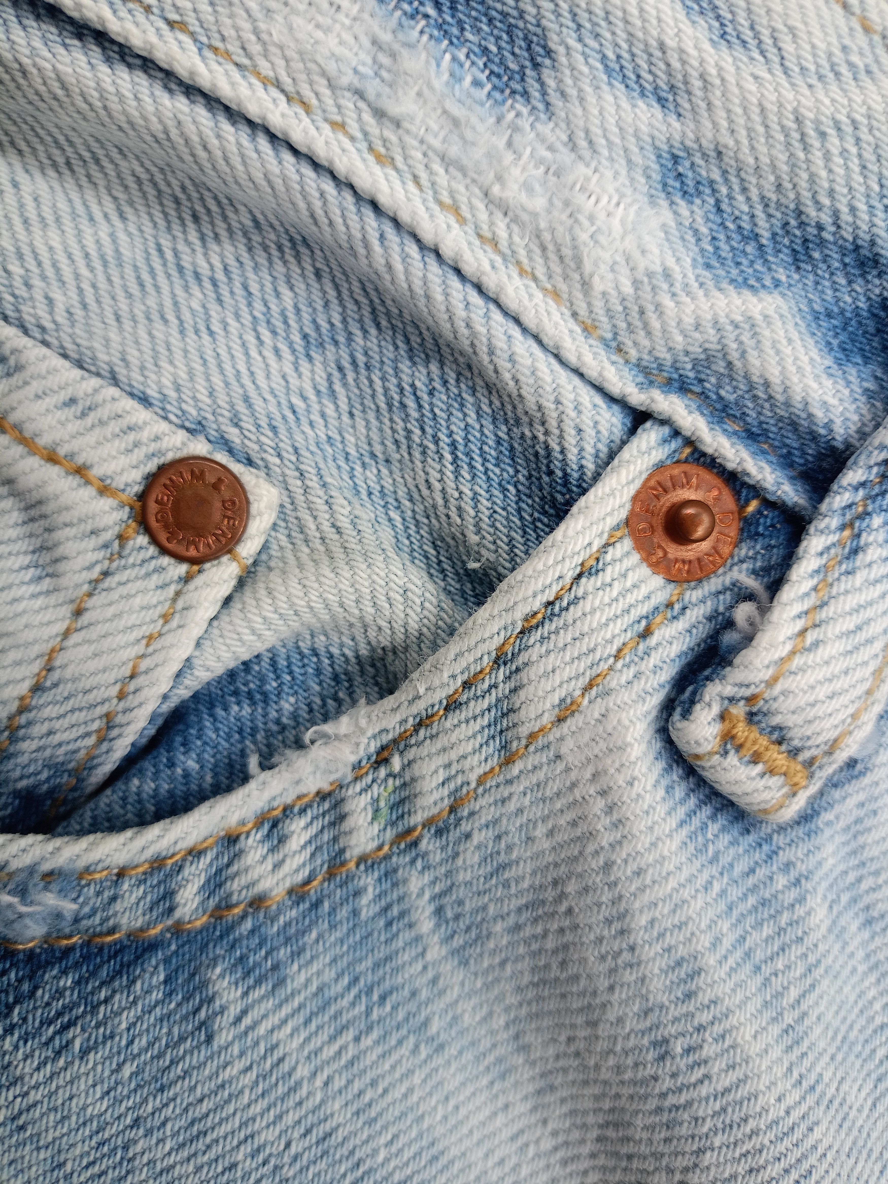 H&M & DENIM by H&M Boyfriend Distressed Streetwear Size 28" / US 6 / IT 42 - 11 Thumbnail
