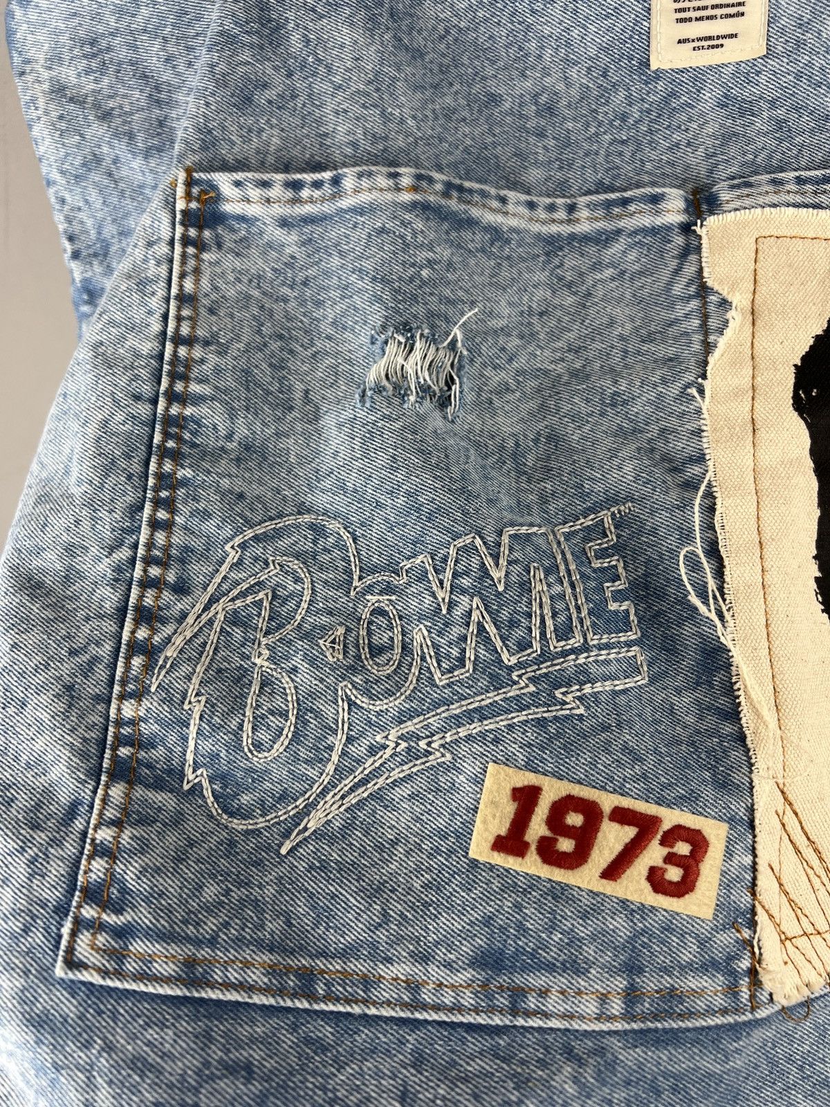 Japanese Brand × Seditionaries × Vintage Vintage Bowie 1973 shop bag Y2K shoppers style Size ONE SIZE - 3 Thumbnail