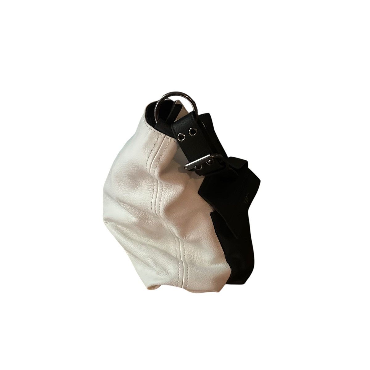 Other Tahari Chelsea white and black large leather bucket bag Size ONE SIZE - 4 Thumbnail
