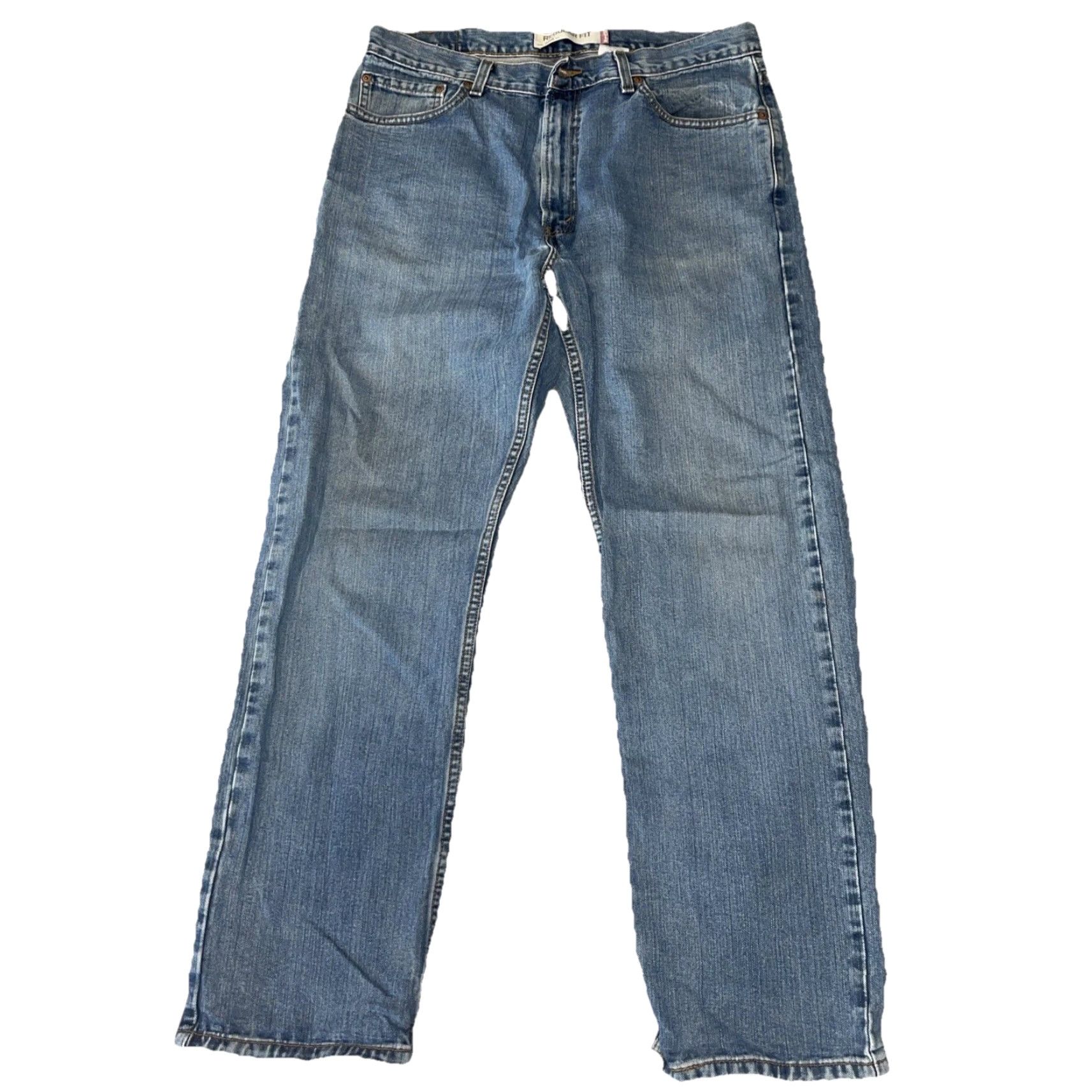 Levi's VINTAGE Levi's 505 Levi's Jeans Regular Fit 36x32 Blue Denim Mens Straight 5-Pocket Size US 36 / EU 52 - 3 Thumbnail