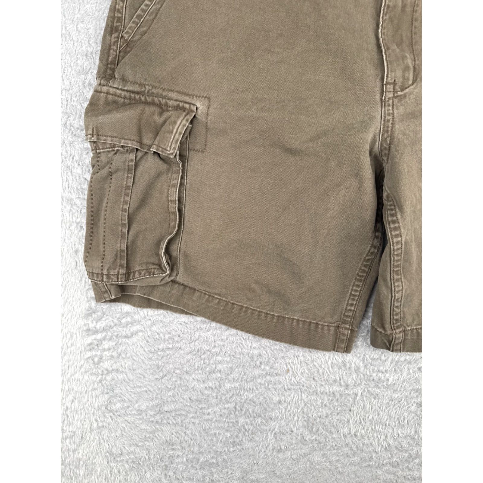 Faded Glory Faded Glory Shorts Men 40 Brown Cargo 9" 100% Cotton Twill Hiking Camping Casual Size US 40 / EU 56 - 3 Thumbnail
