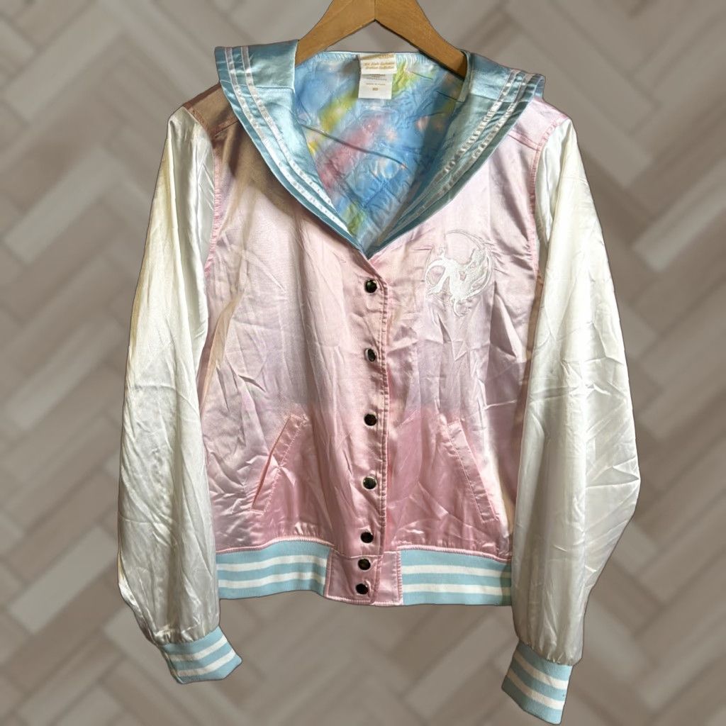 Vintage VINTAGE Sailor Moon Transformation Jacket Womens Satin Varsity Size M / US 6-8 / IT 42-44 - 1 Thumbnail