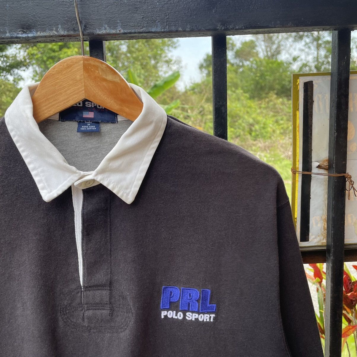 Polo Ralph Lauren 🔥Vintage 90s Polo Sport Ralph Lauren PRL Polos Rugby Shirts Size US M / EU 48-50 / 2 - 6 Thumbnail