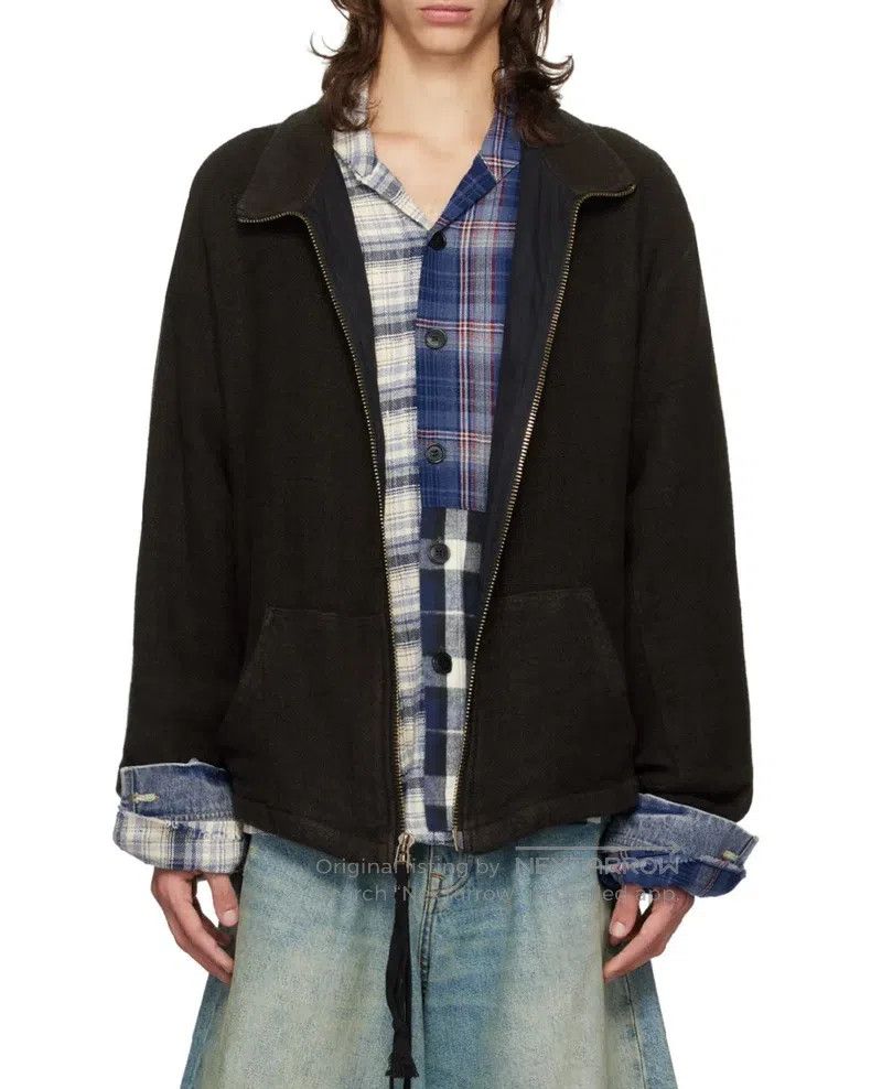 Greg Lauren Greg Lauren Linen Zip-Up Jacket Size US M / EU 48-50 / 2 - 6 Thumbnail