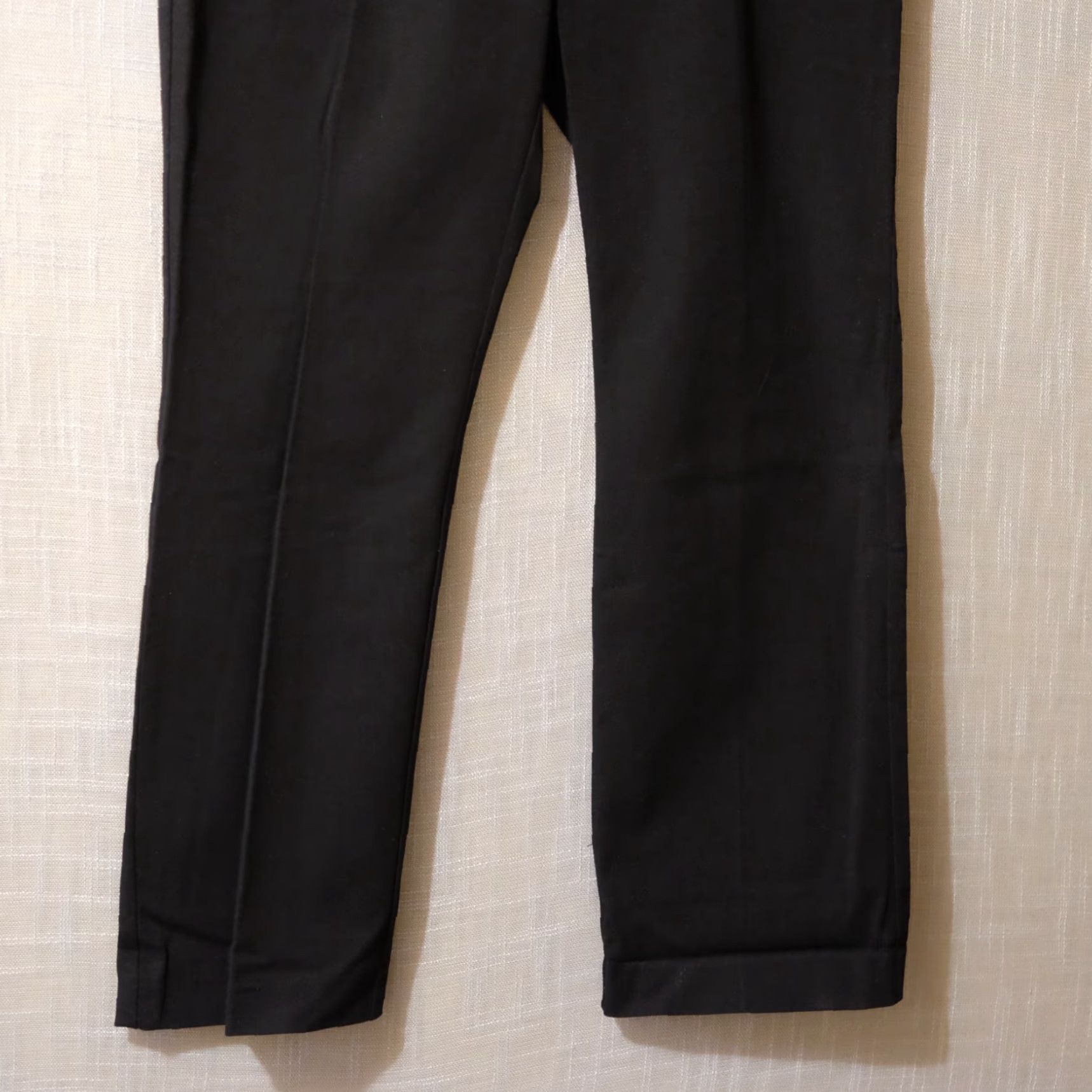 Chaps Chaps Dress Pants Straight Leg Black Super Stretch Mid-Rise Womens 12 Pants black dress pants stretch mid rise Regular Womens Size 34" / US 12 / IT 48 - 3 Thumbnail