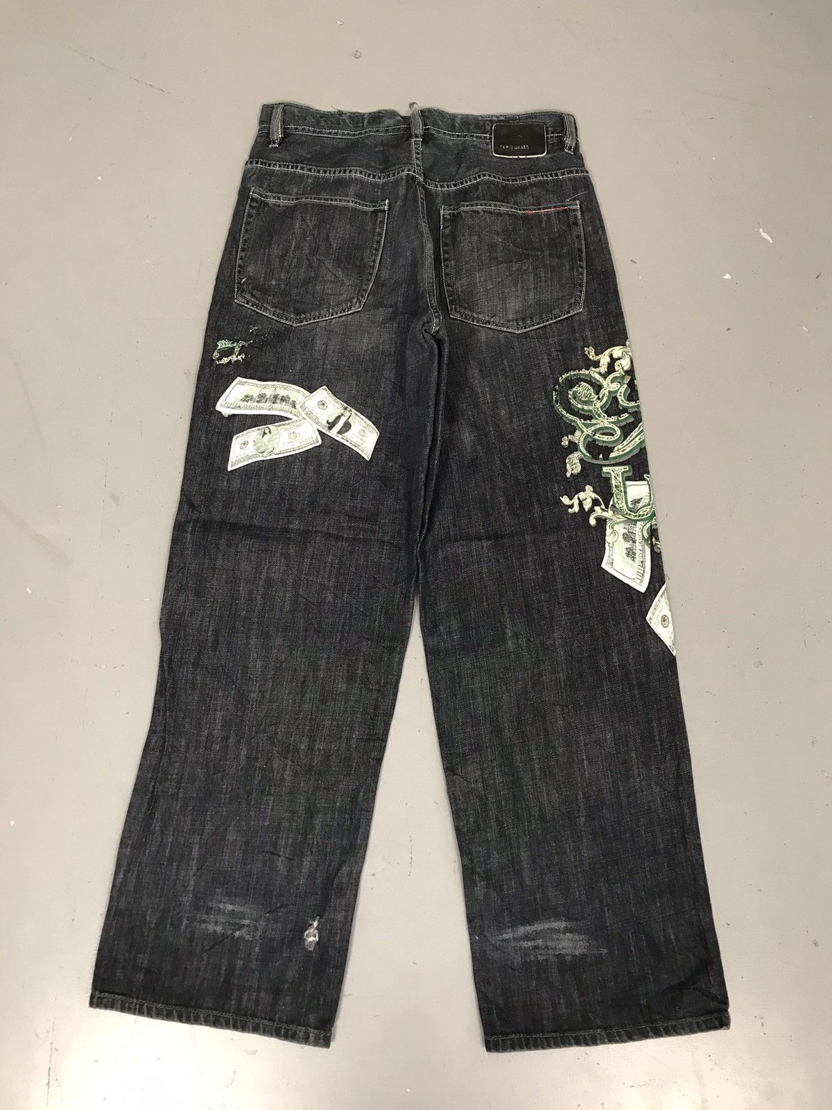 Ecko Unltd. × Vintage VTG ECKO UNLTD DOLLAR 💵 DENIM Size US 34 / EU 50 - 1 Thumbnail