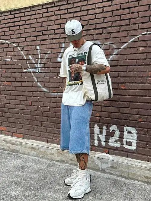 Other Takako x Kyono Denim jeans jorts Y2K Drip shorts Size US 32 / EU 48 - 8 Thumbnail