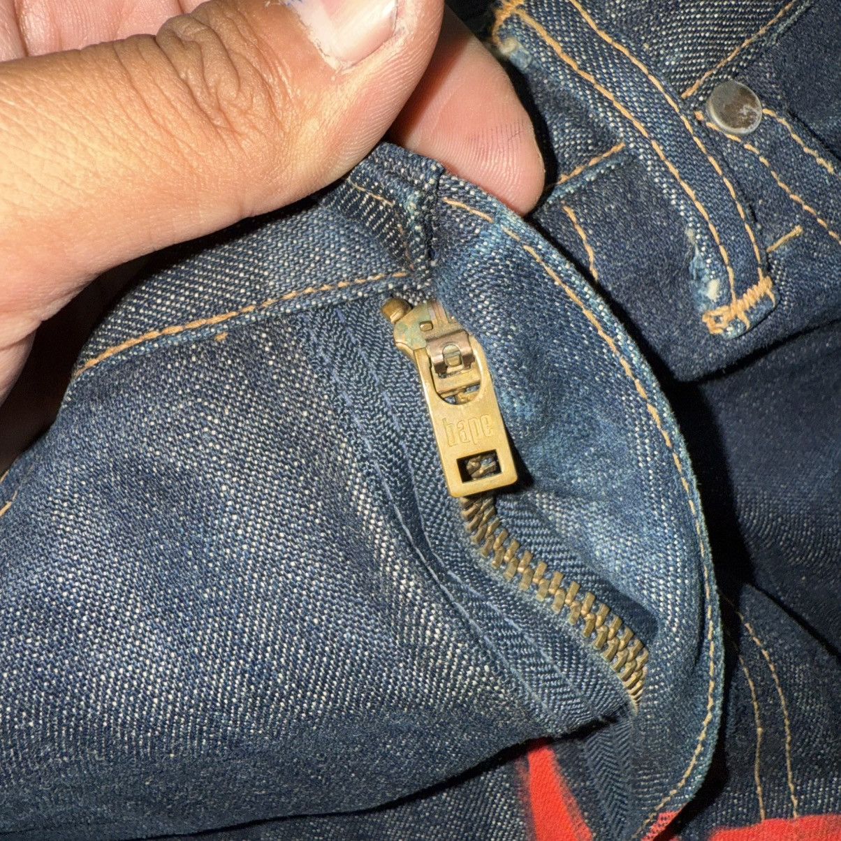 Bape Vintage A Bathing Ape Denim Size US 32 / EU 48 - 10 Thumbnail