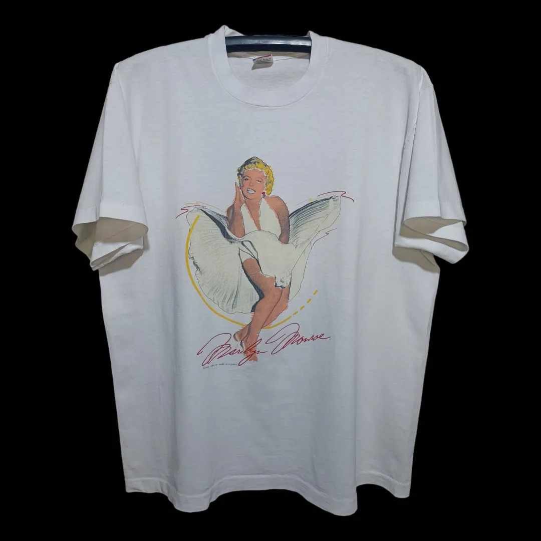 image of Marilyn Monroe in White, Men's (Size XL)