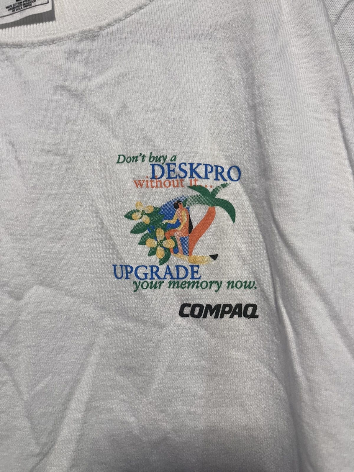 Other × Vintage “Compaq” vintage tee Size US L / EU 52-54 / 3 - 2 Thumbnail