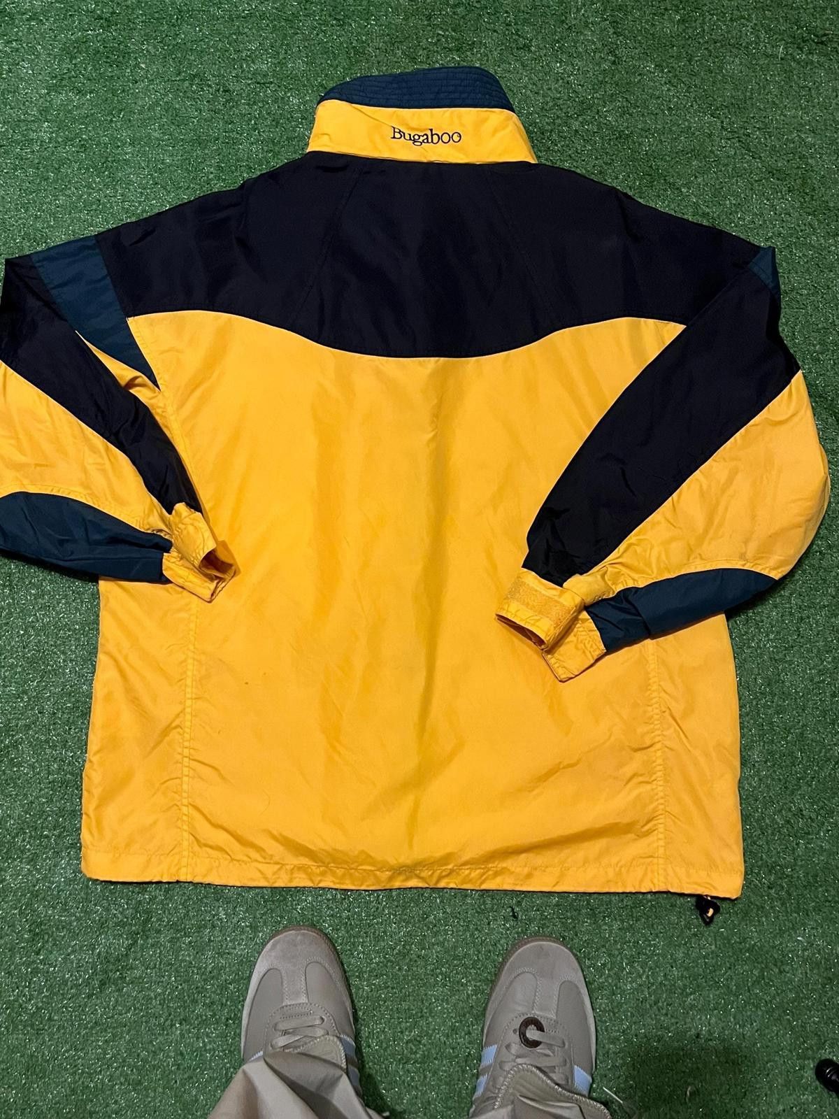 Columbia Columbia Men's Yellow and Black Windbreaker Jacket Size ONE SIZE - 3 Thumbnail