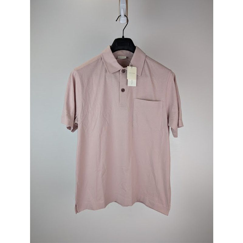 Dries Van Noten o1rshd1 Helder 2600 M.K. Polo Shirt in Pale Pink Size US M / EU 48-50 / 2 - 8 Thumbnail